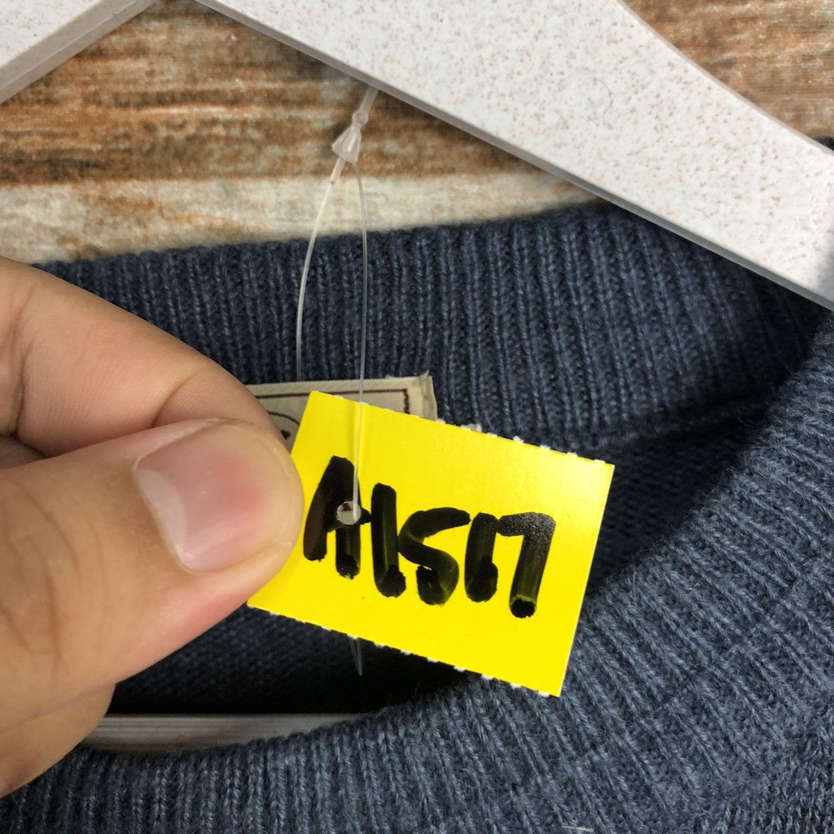 Vintage Tua Tara Dark Blue Stripe Knitwear sweatshirt #A1517 Size US L / EU 52-54 / 3 - 10 Thumbnail
