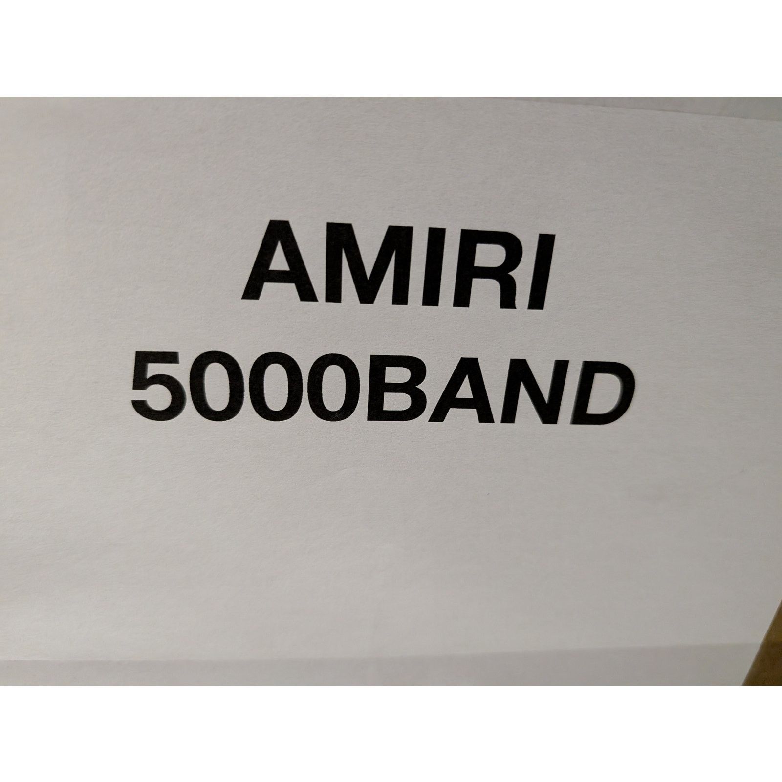 Amiri o1rshd1 Q:4 / Size: 45-46 / Vertical Logo Socks White/Black Size ONE SIZE - 12 Thumbnail