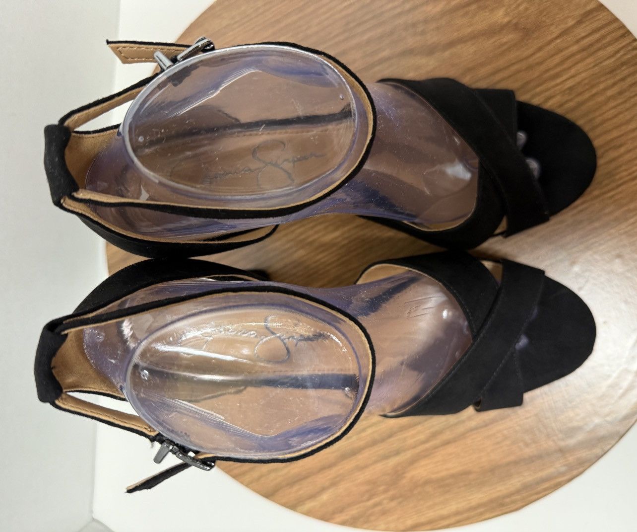 Jessica Simpson Jessica Simpson Blac Platform Stiletto Heel Ankle Strap NWOT Size US 8.5 / IT 38.5 - 7 Thumbnail