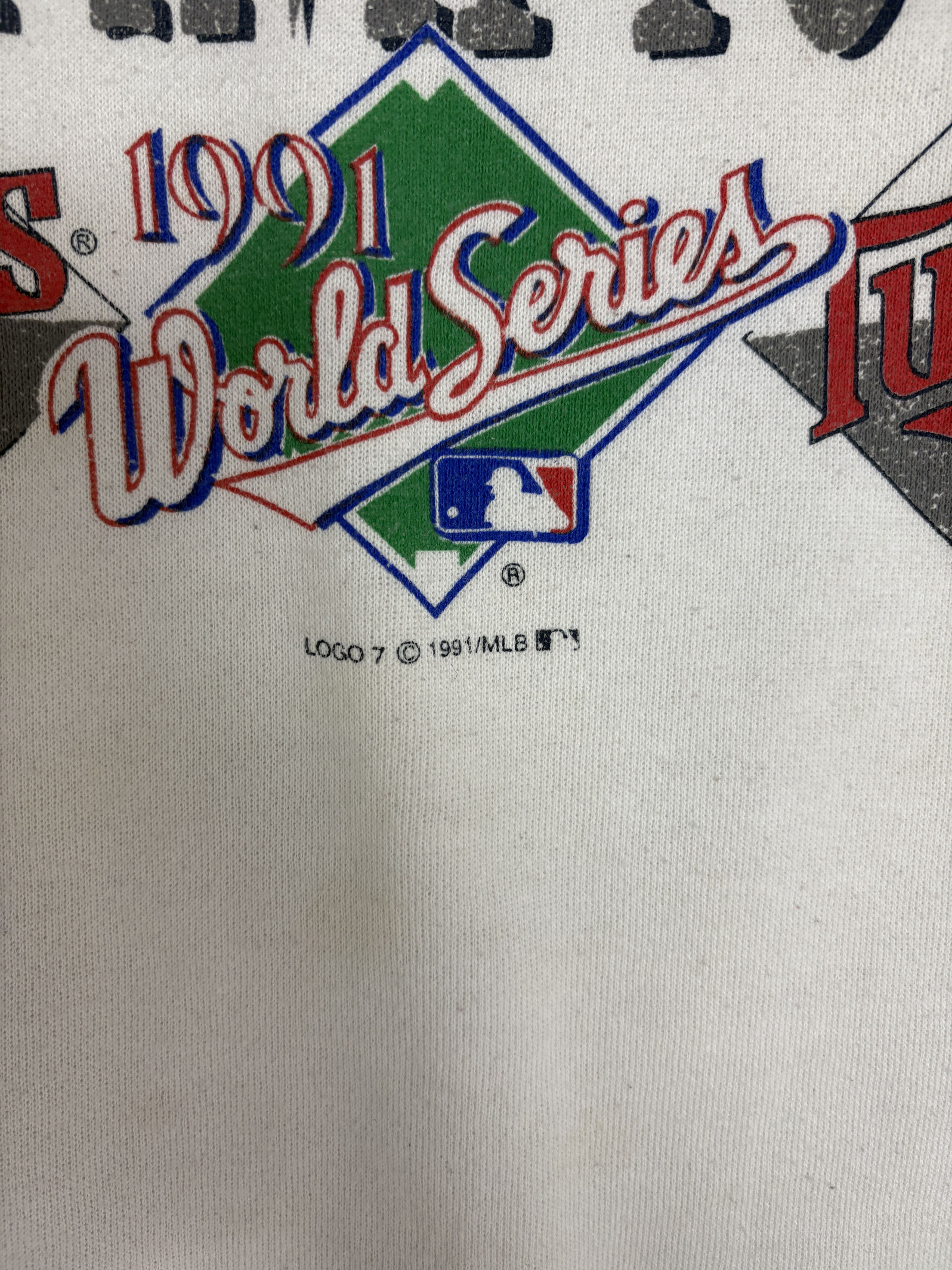 Vintage Minnesota Twins World Series Champions 1991 Crewneck Sweater Size US XL / EU 56 / 4 - 3 Thumbnail
