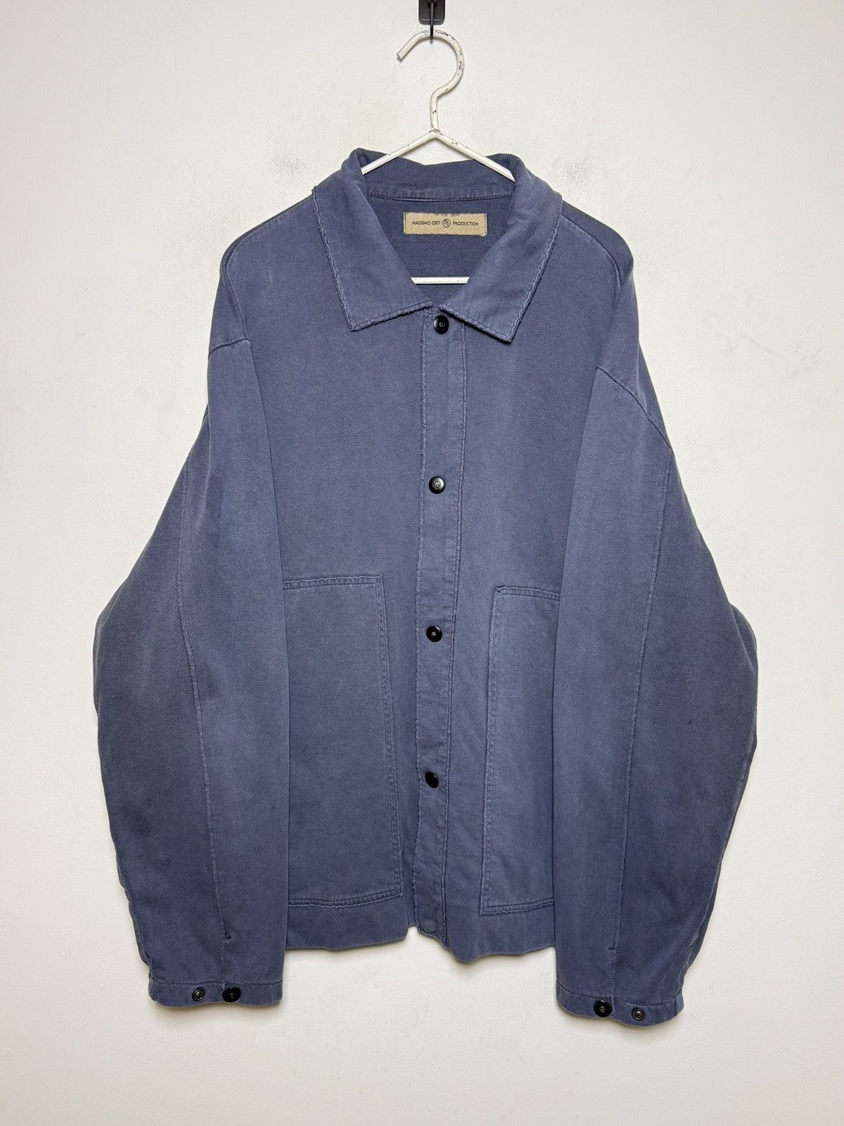 Stone Island Massimo Osti Production solid cotton work jacket Size US XL / EU 56 / 4 - 1 Thumbnail
