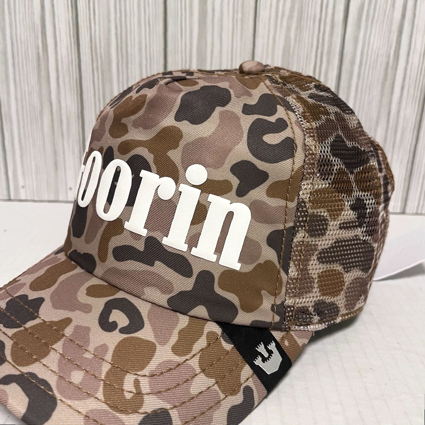 Goorin Bros. Goorin Bros Hat Cap Snapback The Farm Duck Camo Crush Trucker Camouflage Brown Size ONE SIZE - 5 Thumbnail