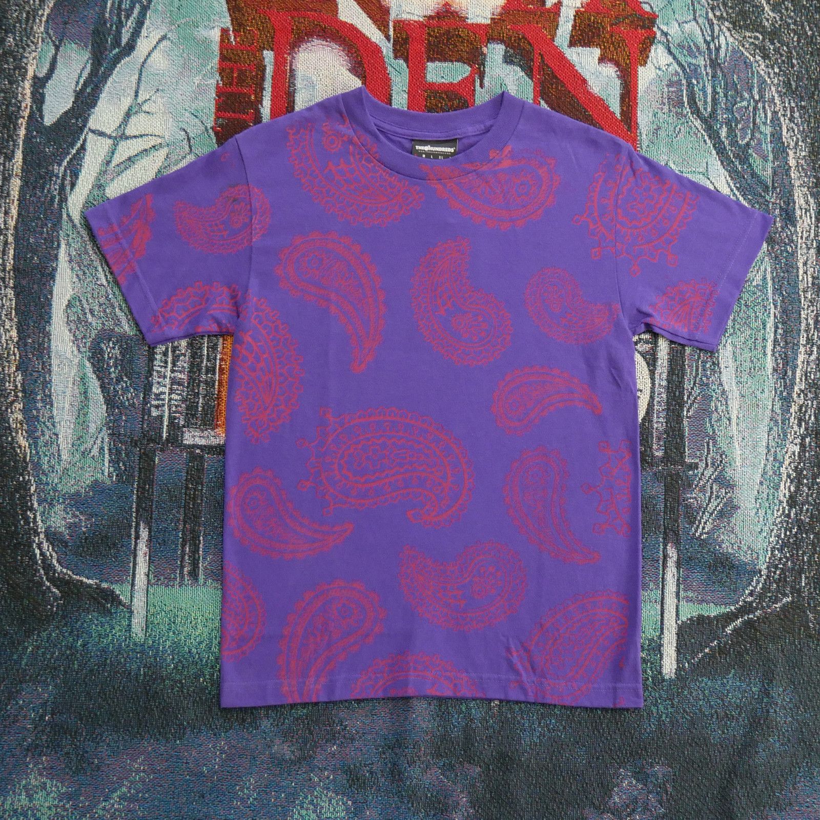Joshua Vides × The Hundreds The Hundreds x Joshua Vides Paisley Tee Size US S / EU 44-46 / 1 - 2 Thumbnail