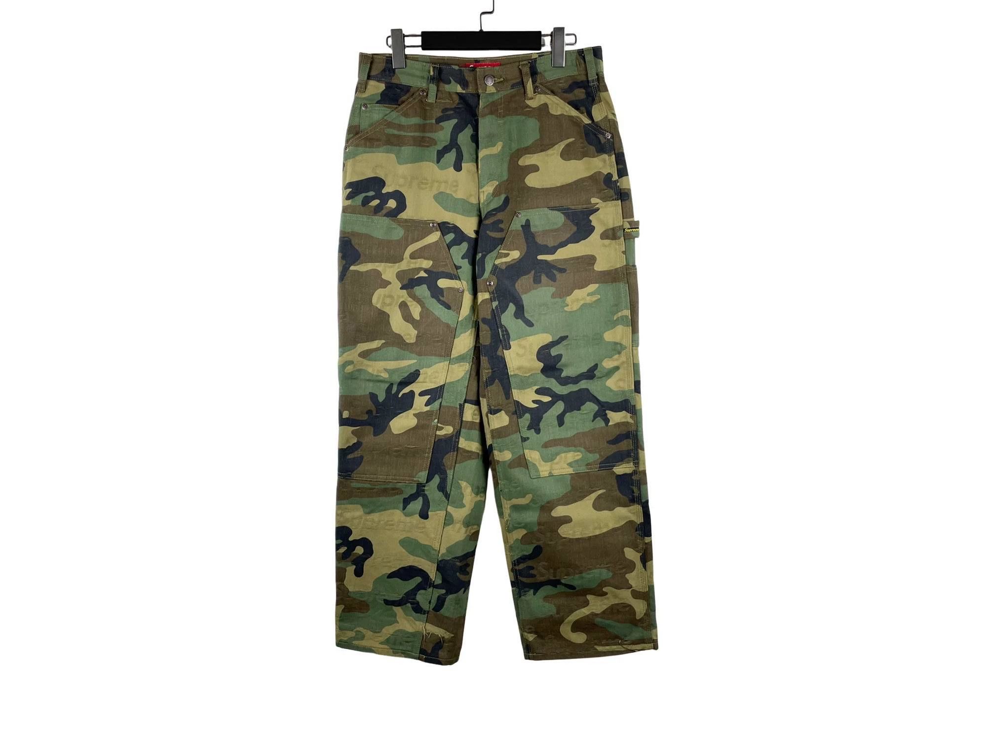 Supreme Supreme Jacquard Logos Dbl Knee Denim Painter Jean Size US 30 / EU 46 - 1 Thumbnail