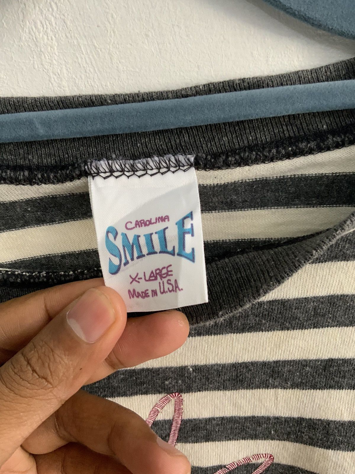 Band Tees Vintage Myrtle Beach Striped Smile Archive Tee Size US XL / EU 56 / 4 - 9 Thumbnail
