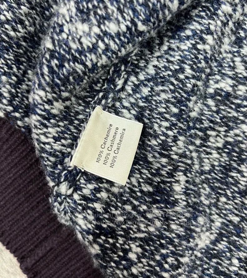 Hermes Hermes Heavyweight Cashmere Knit Baseball Jacket, 100% Cas Size US XL / EU 56 / 4 - 6 Thumbnail