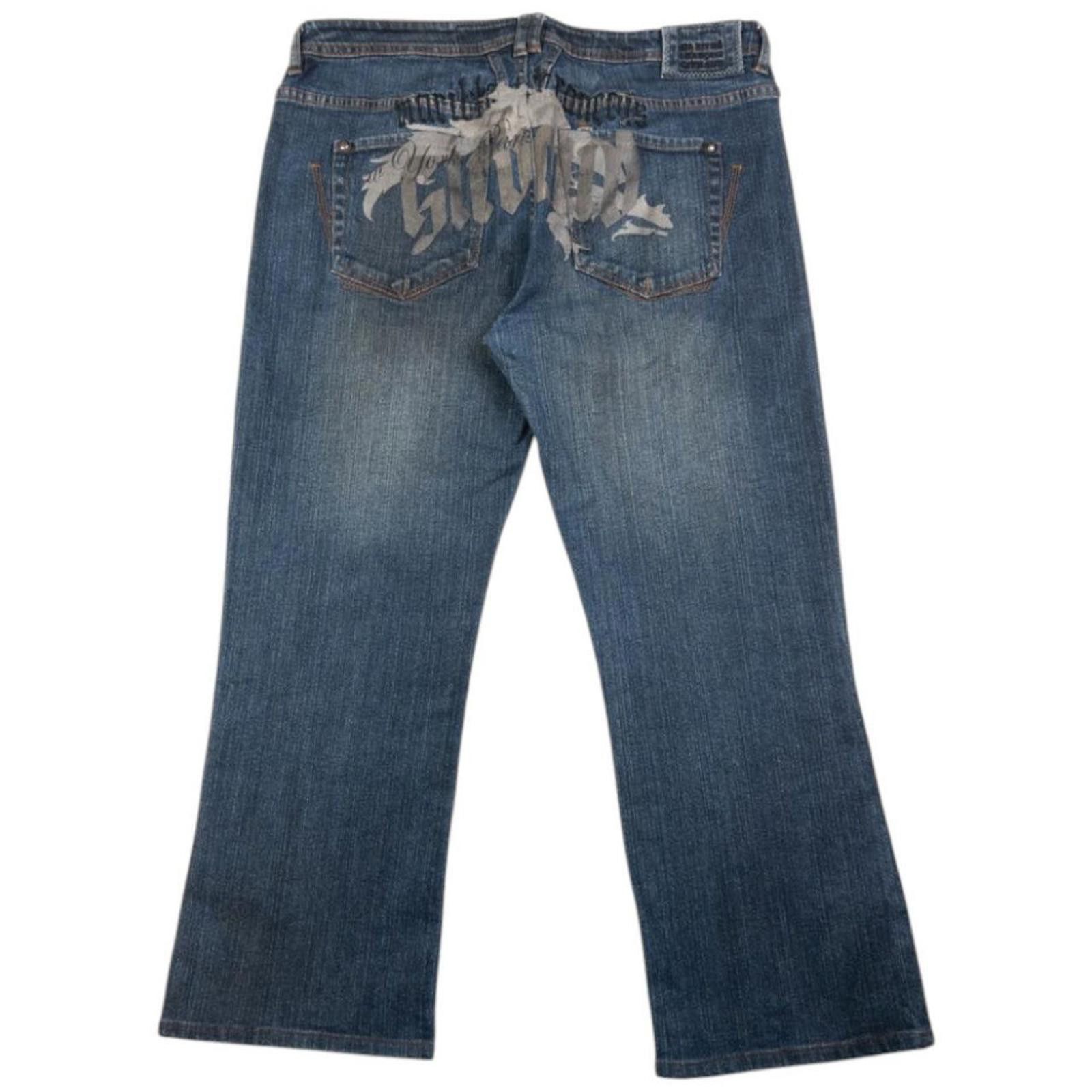 Marithe + Francois Girbaud Vintage Marithe + Francois Girbaud Cropped Denim Jeans W36 Size 36" / US 14 / IT 50 - 1 Thumbnail
