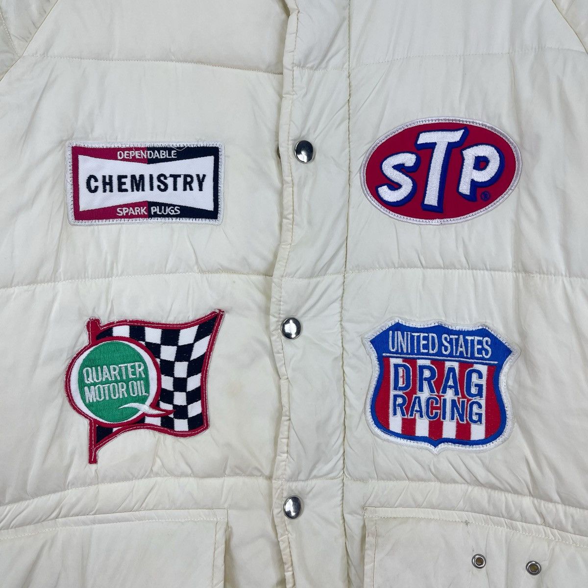 Sports Specialties Vintage 90’s STP Team Racing Patches Puffer Size US L / EU 52-54 / 3 - 10 Thumbnail