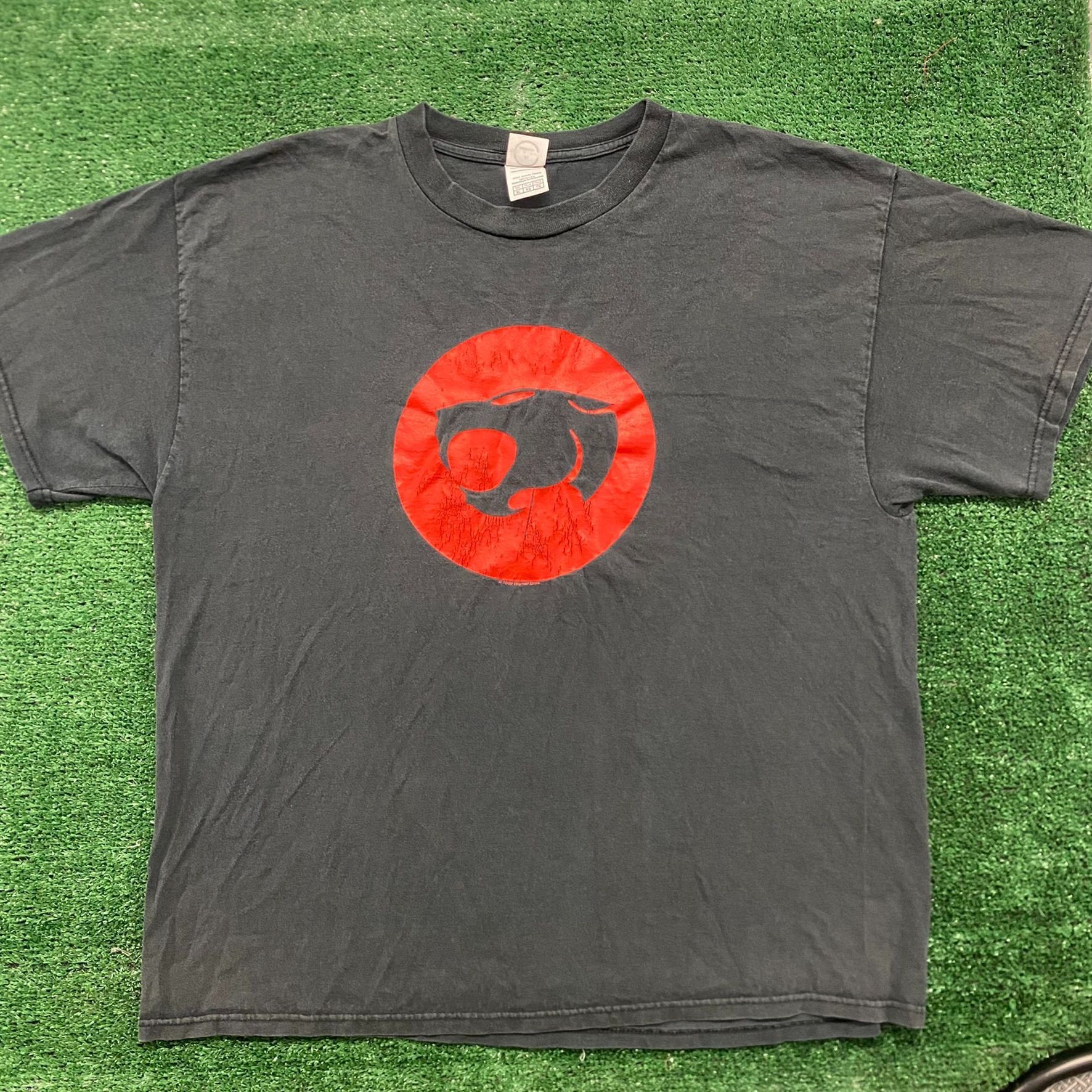 Delta Vintage 90s ThunderCats T-Shirt Black 1999 Warner Bros Carto Size US XL / EU 56 / 4 - 1 Thumbnail