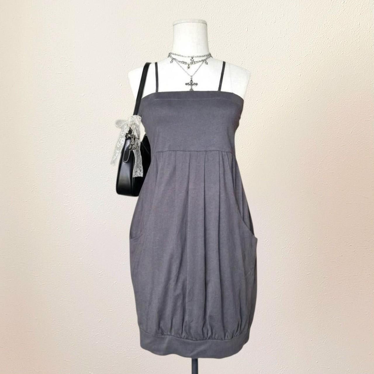 Cop Copine Gorpcore Utility Grey Mini Dress, cache, girbaud, y2k, tech Size M / US 6-8 / IT 42-44 - 1 Thumbnail