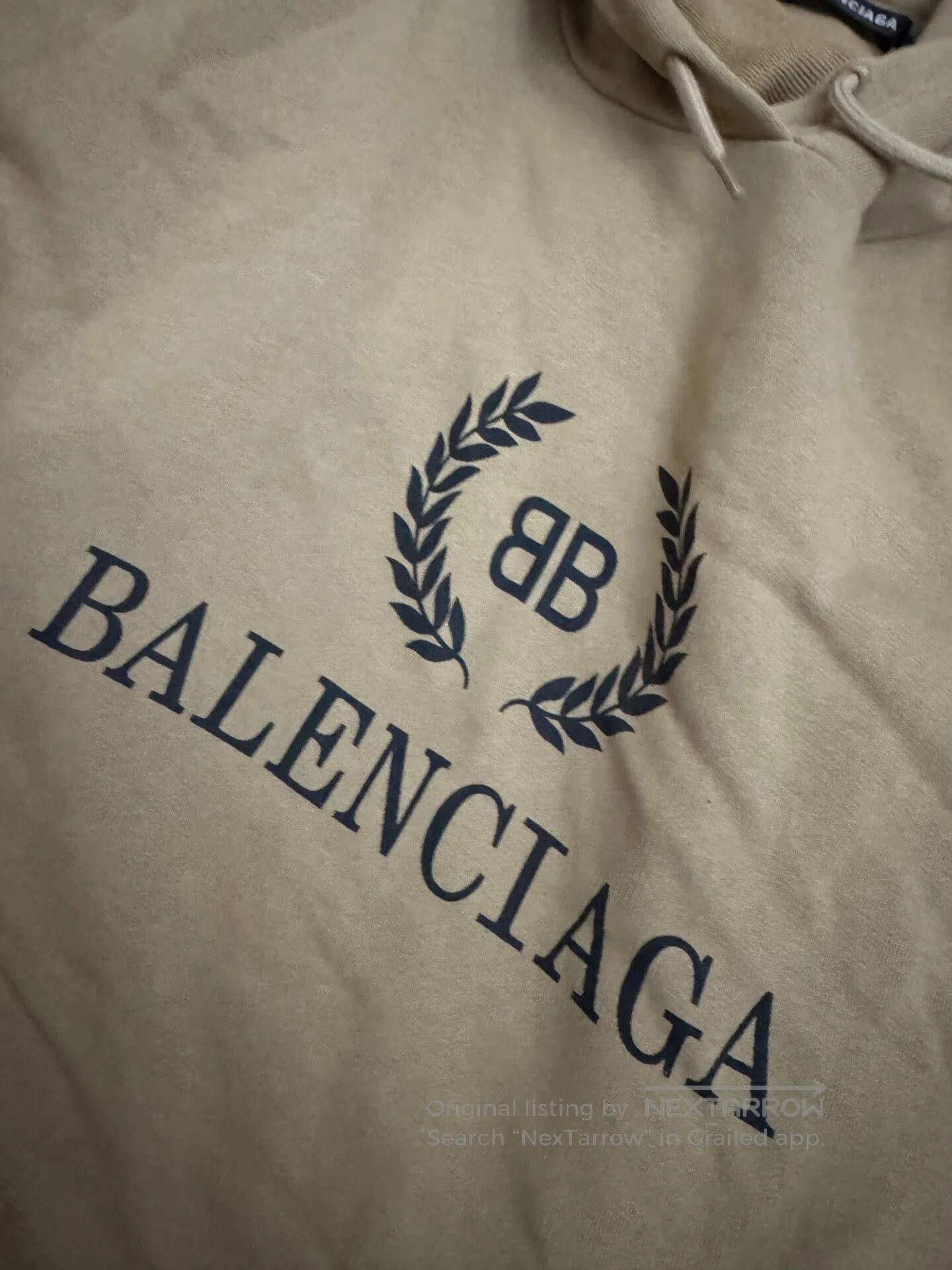 Balenciaga balenciaga embroidered khaki sweatshirt. Size US S / EU 44-46 / 1 - 6 Thumbnail