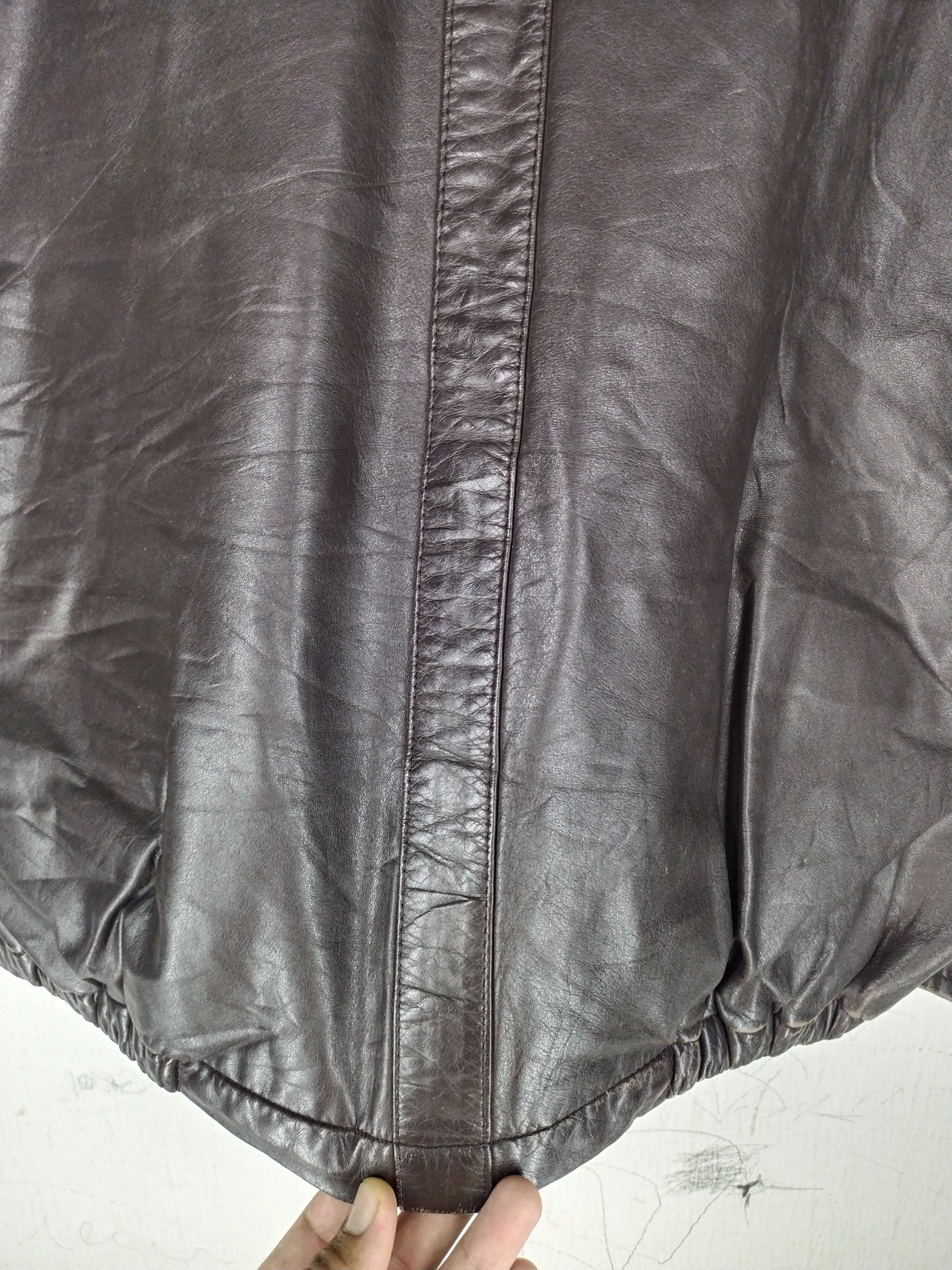 C.P. Company Archive CP Company - AW90's - Faded Leather Jacket Size US M / EU 48-50 / 2 - 14 Thumbnail
