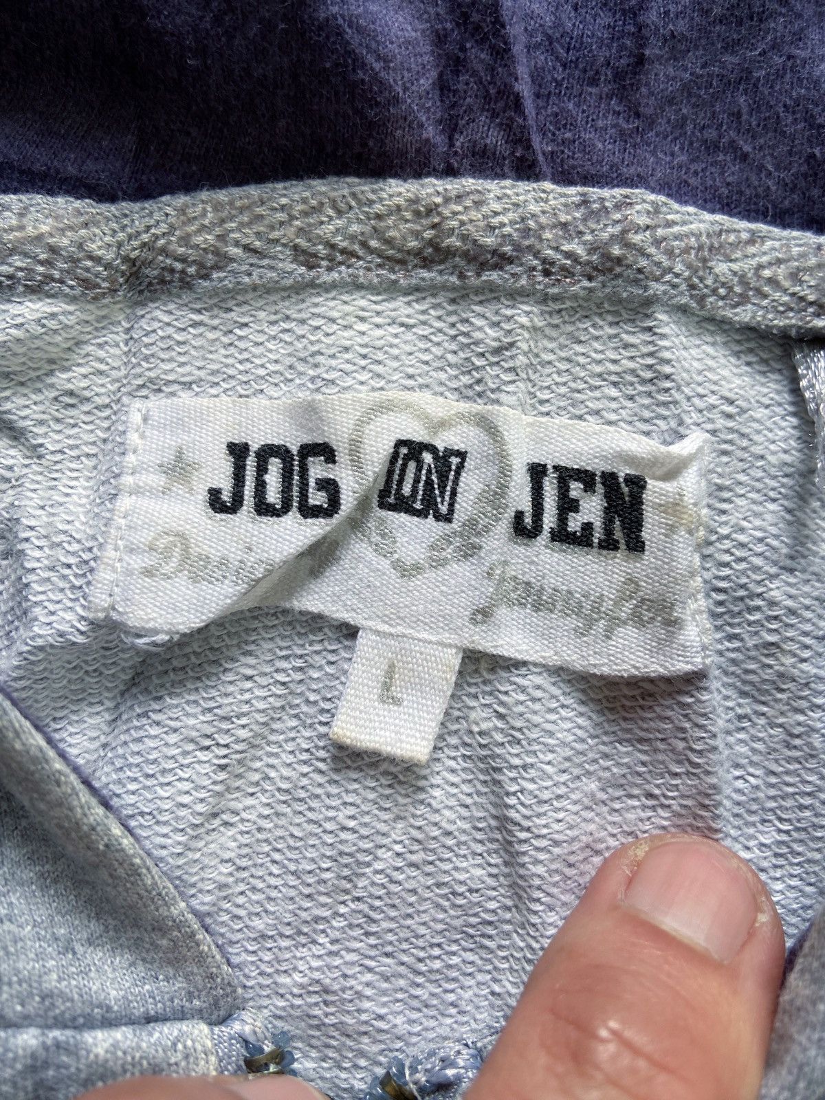 Japanese Brand JEG IN JENNYFER STRIPED ZIP HOODIE Size US S / EU 44-46 / 1 - 10 Thumbnail