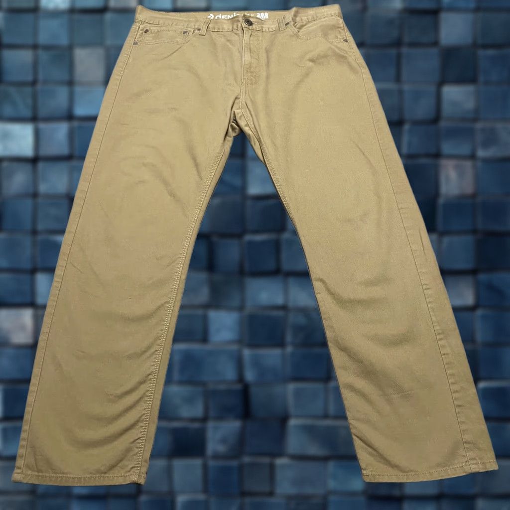 Levi's Levi's Denizen Mens Jeans 36x30 Beige Slim Taper Medium Wash Mid Rise 5-Pocket Denim Cotton Regular Type: Jeans Size US 36 / EU 52 - 1 Thumbnail