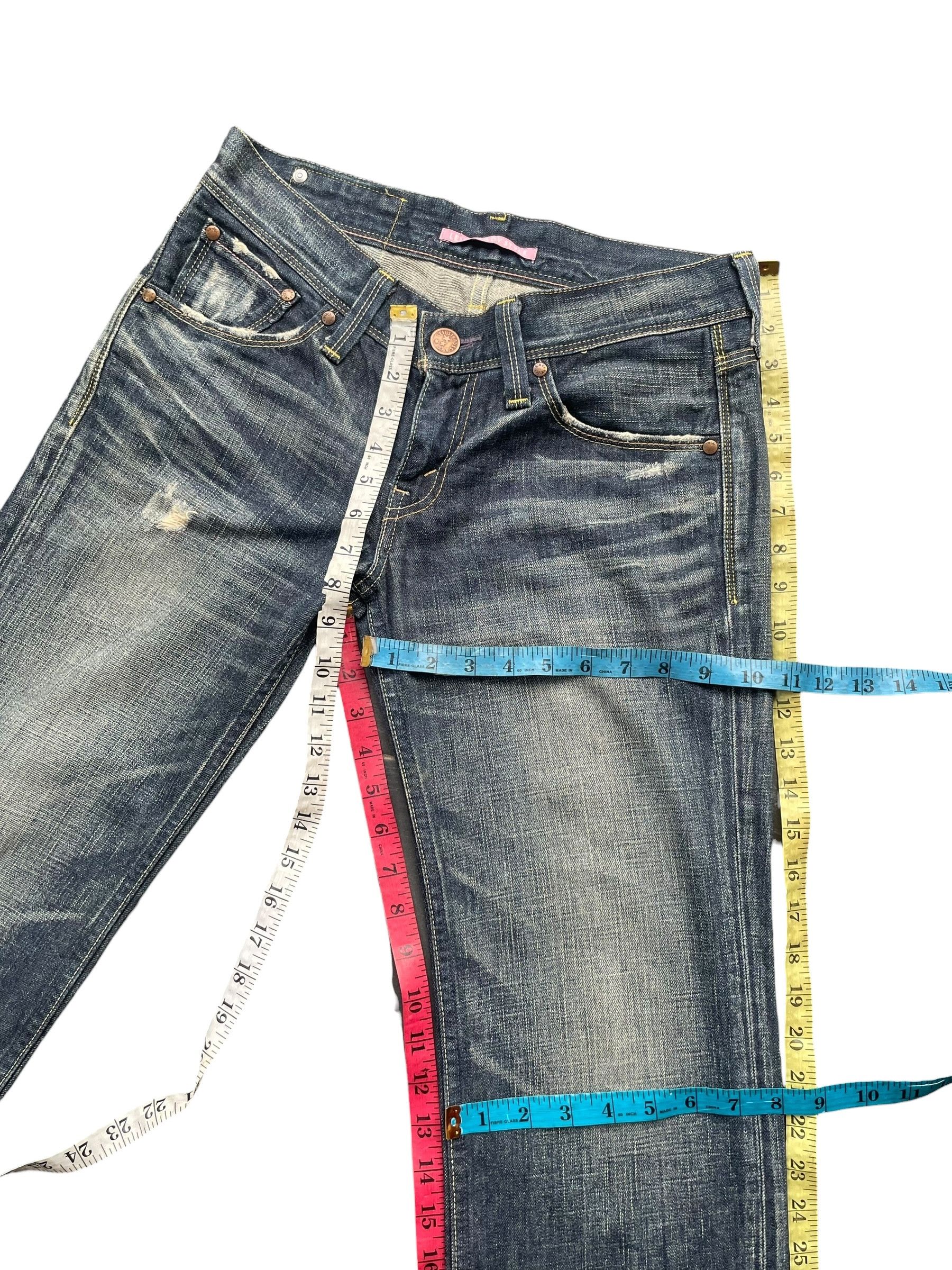 Levi's Vintage 2006 Levis 903 Lady Distresed Denim Size 31" - 14 Thumbnail