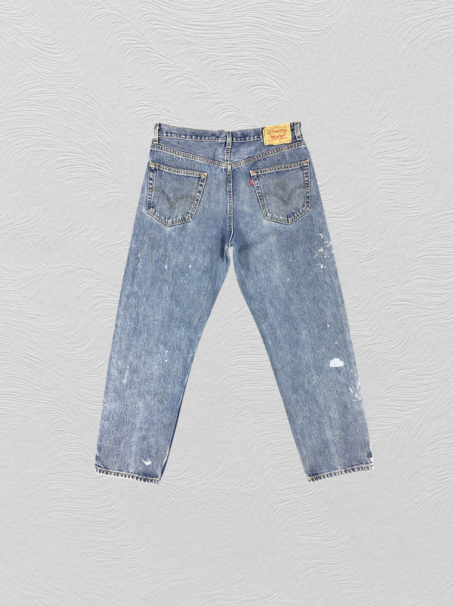 Levi's Blue Vintage Levi's 550 Jeans 34x29.5 Denim -JN1704 Size US 34 / EU 50 - 2 Thumbnail