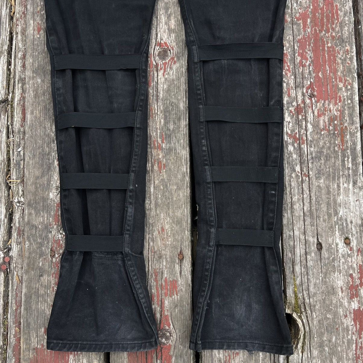 Helmut Lang Helmut Lang 2003 Black Bondage Denim Jeans Size US 28 / EU 44 - 8 Thumbnail