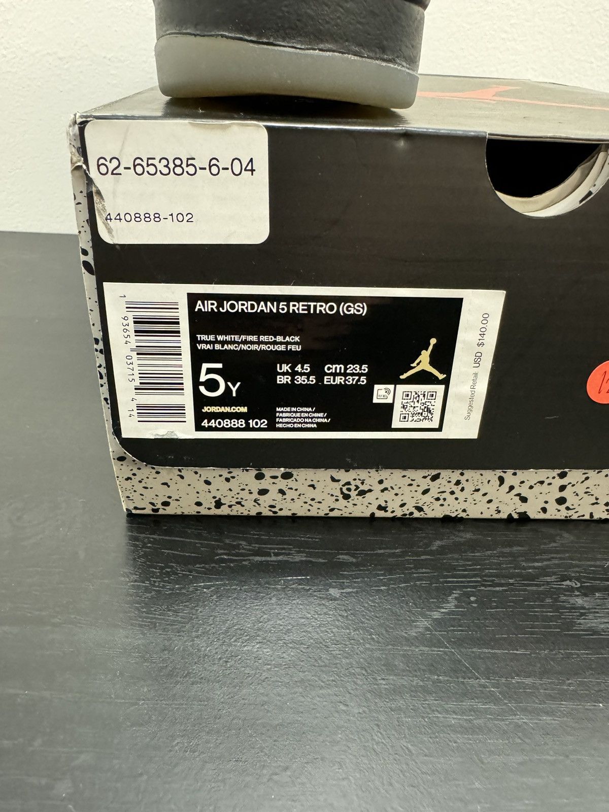 Jordan Brand Jordan 5 fire red silver tongue (2020) (gs) Size US 5 / EU 37 - 6 Thumbnail