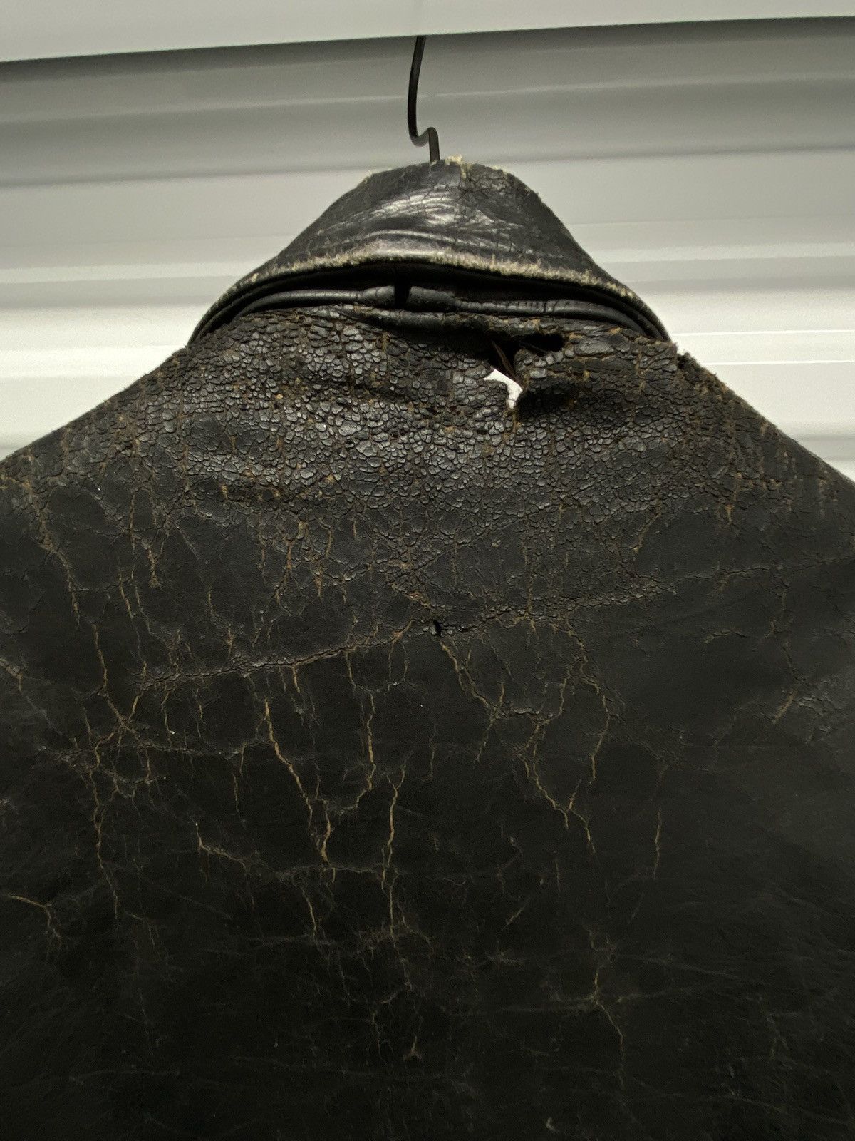 Vintage Enfants Riche Déprimés Style THRASHED 60s leather jacket Size US M / EU 48-50 / 2 - 13 Thumbnail