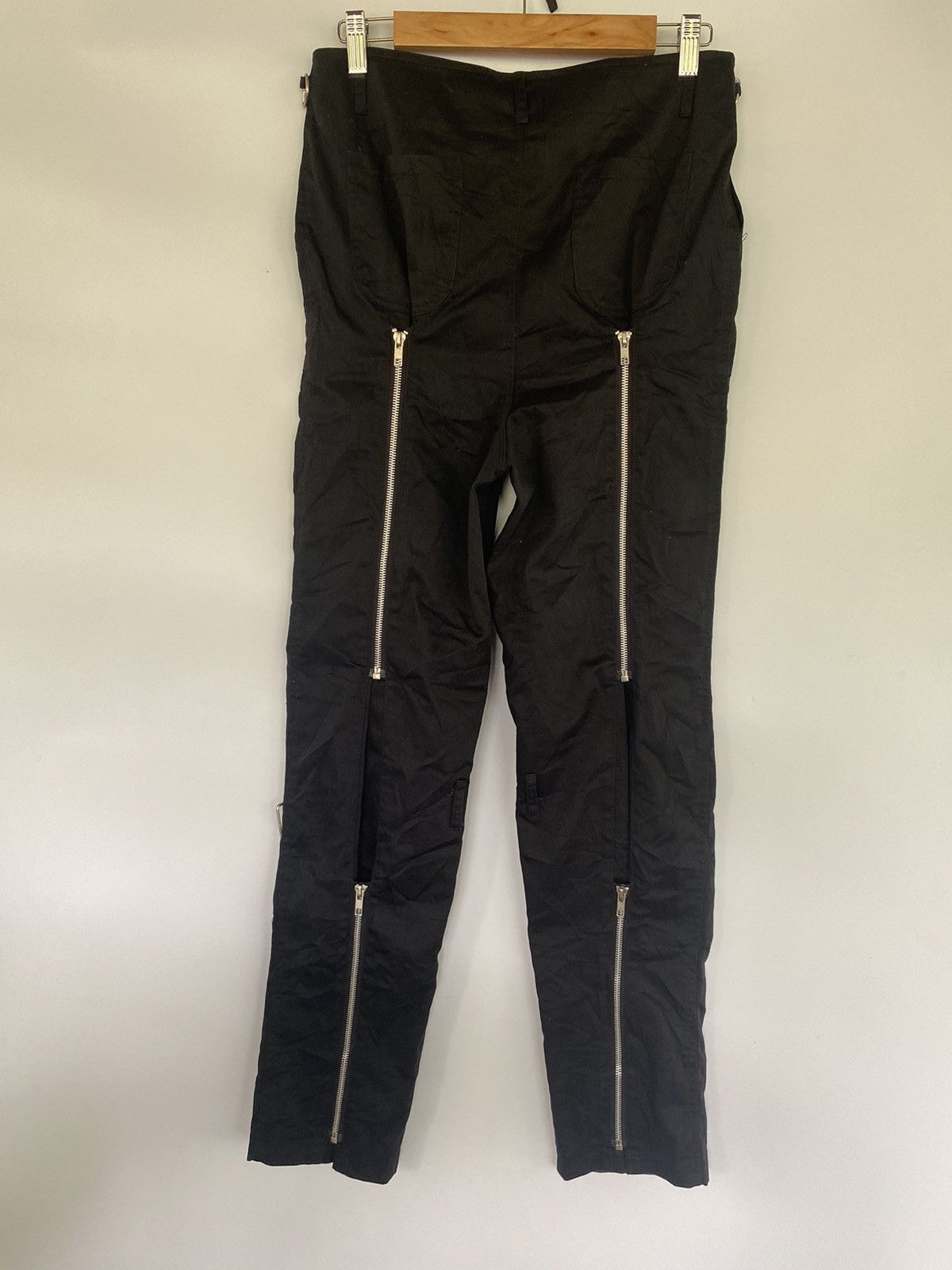 Designer × Japanese Brand Marajuku Fromm Japanese Brand Punk Zipper Adjuster Leg Pants Size 30" / US 8 / IT 44 - 1 Thumbnail