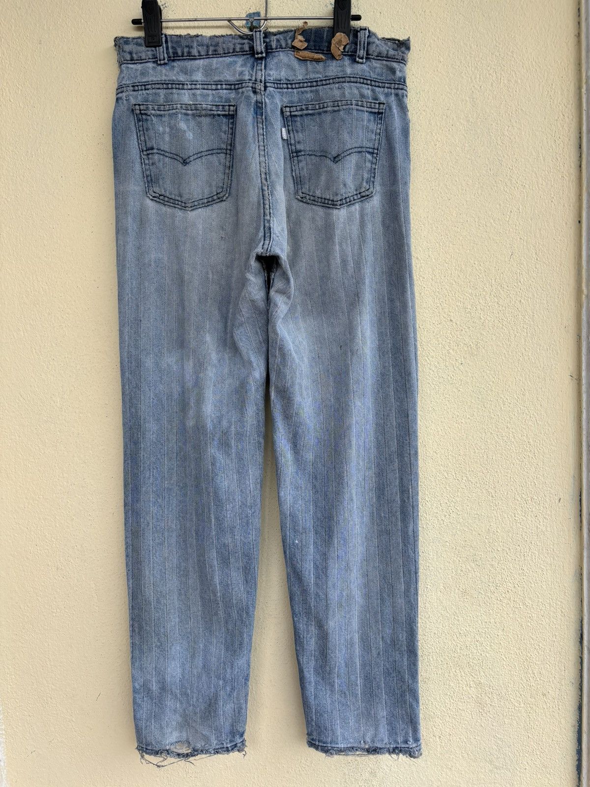 Levi's Vintage 80’s Levi’s 515 Made In USA Distressed Denim Size US 34 / EU 50 - 2 Thumbnail
