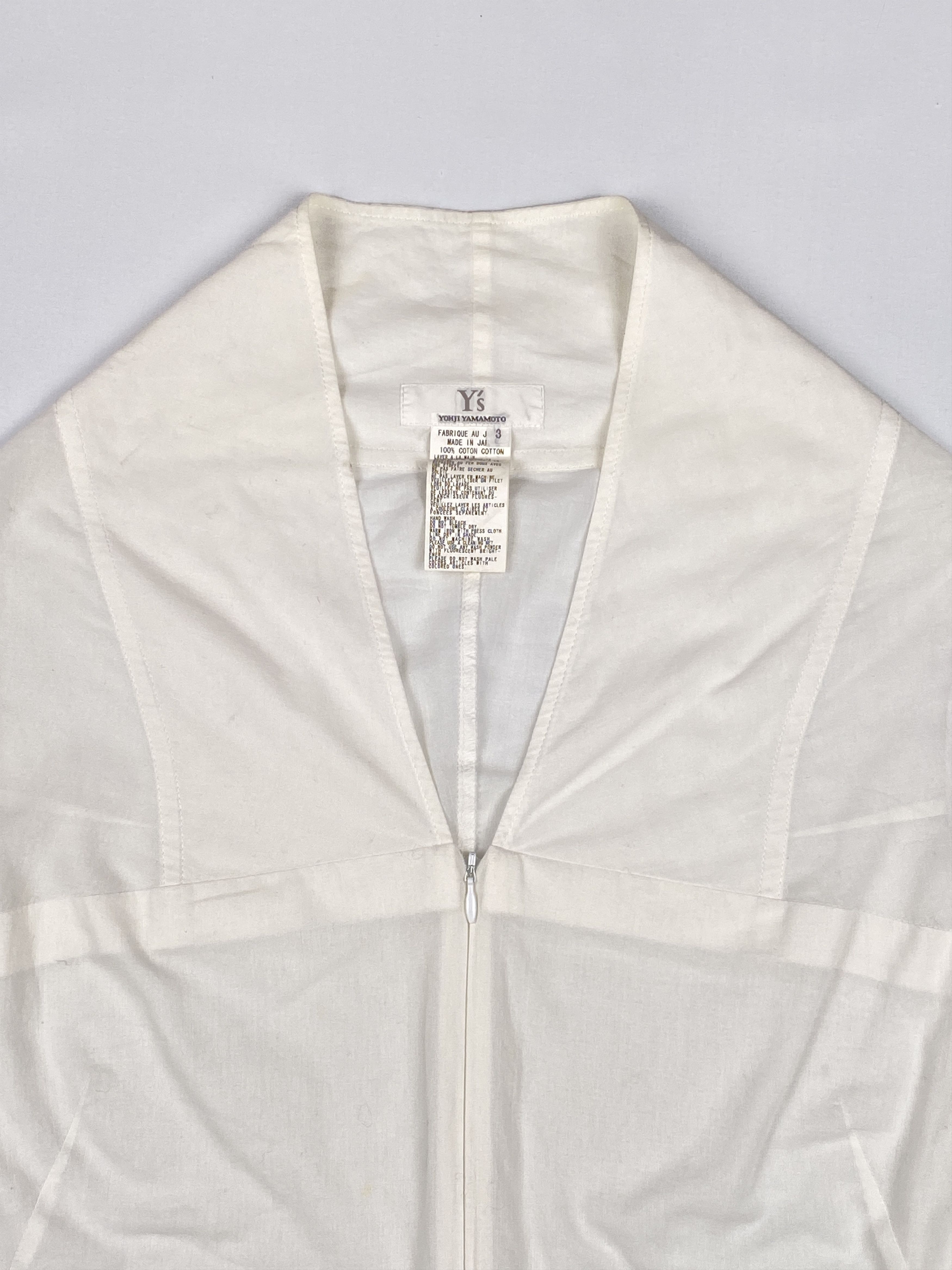 Yohji Yamamoto Y's Sleeveless Zip Up Vest Size L / US 10 / IT 46 - 3 Thumbnail
