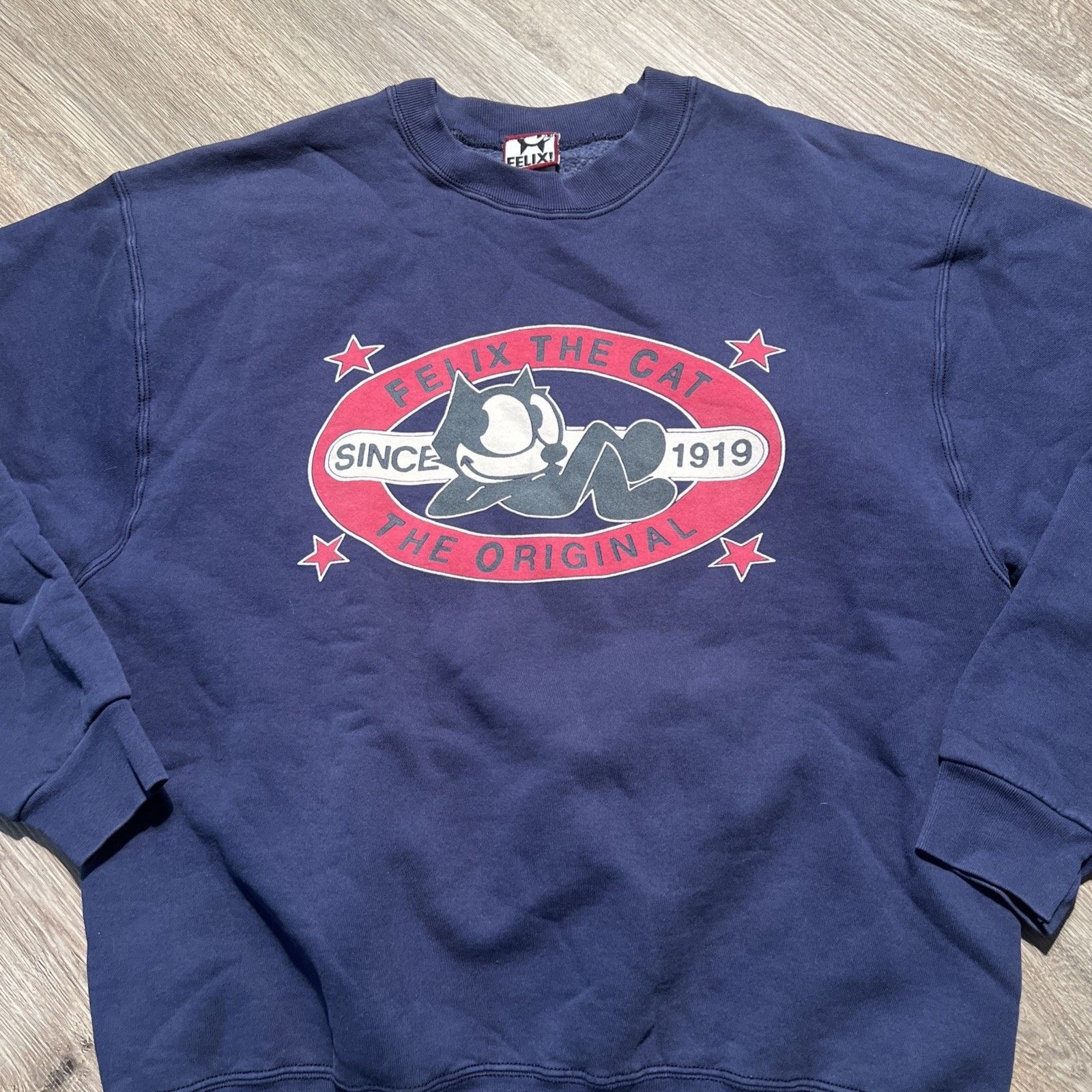 & Other Stories Vintage Felix The Cat Crewneck Sweatshirt XL 90s Cartoon Size US XL / EU 56 / 4 - 2 Thumbnail