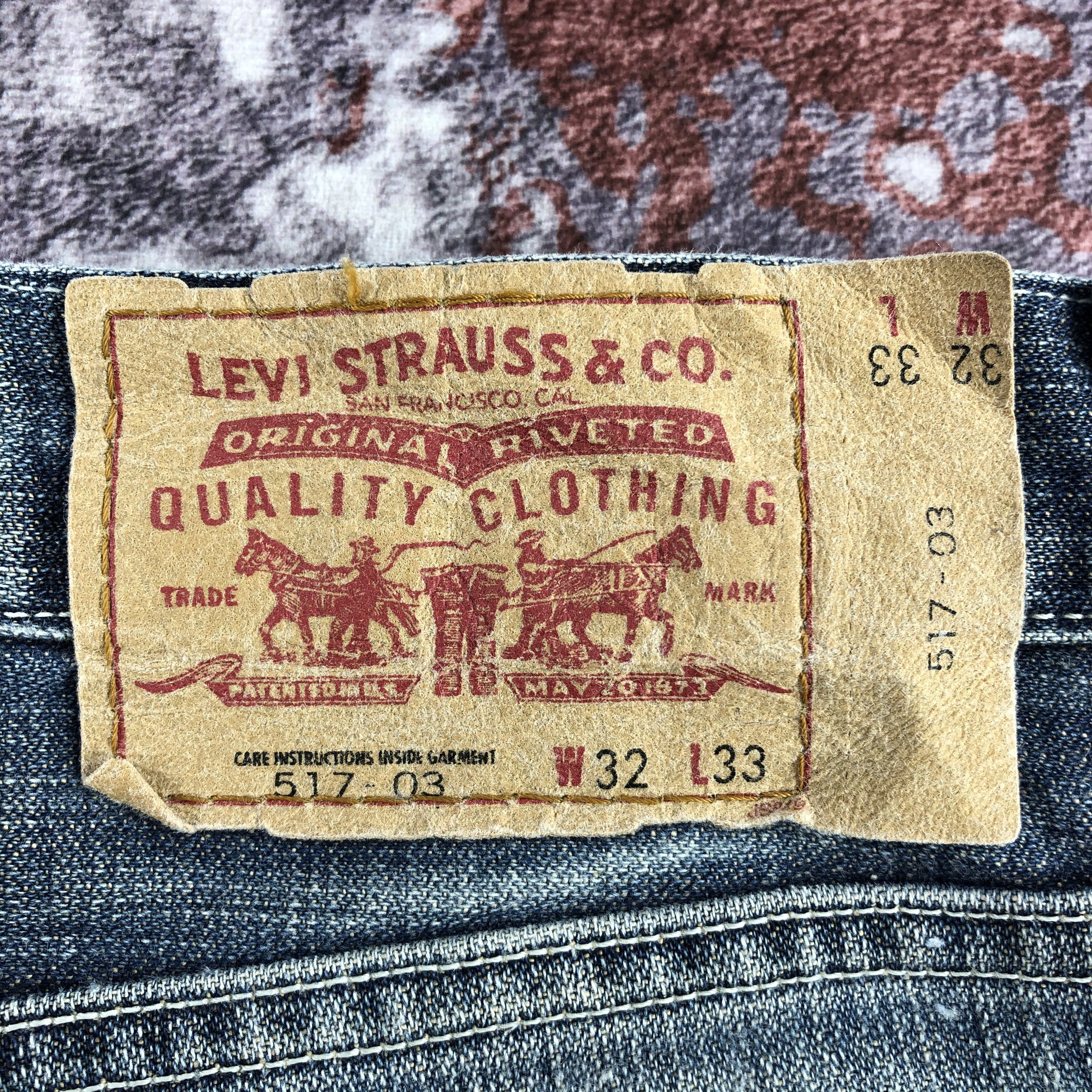 Levi's Vintage 90s Levis 517 Flare Jeans-JM2302 Size US 33 - 8 Thumbnail