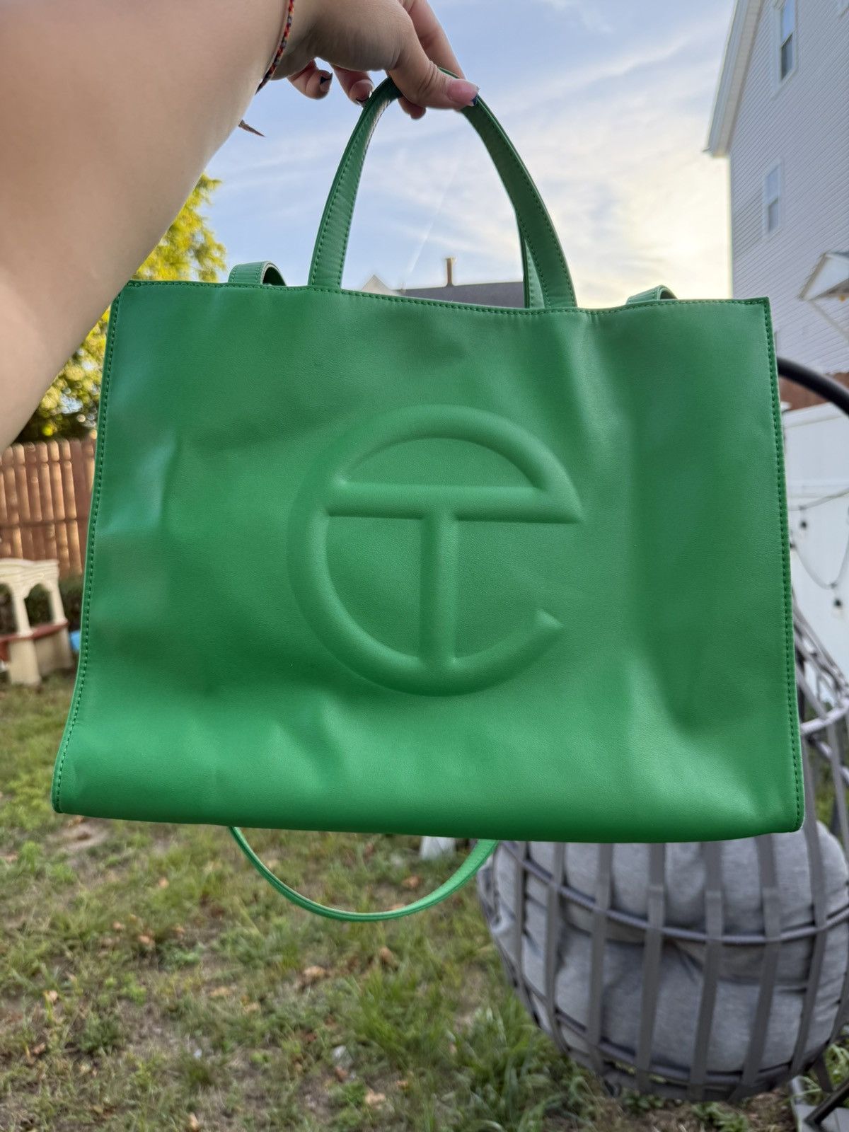 Telfar TELFAR GREENSCREEN MED SHOPPER Size ONE SIZE - 1 Thumbnail