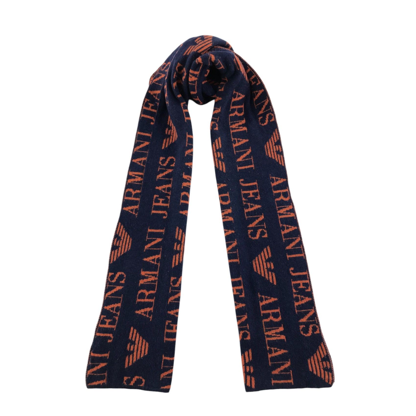Armani × Vintage Armani Scarf / Muffler / Neckwear - WW2411 Size ONE SIZE - 1 Thumbnail