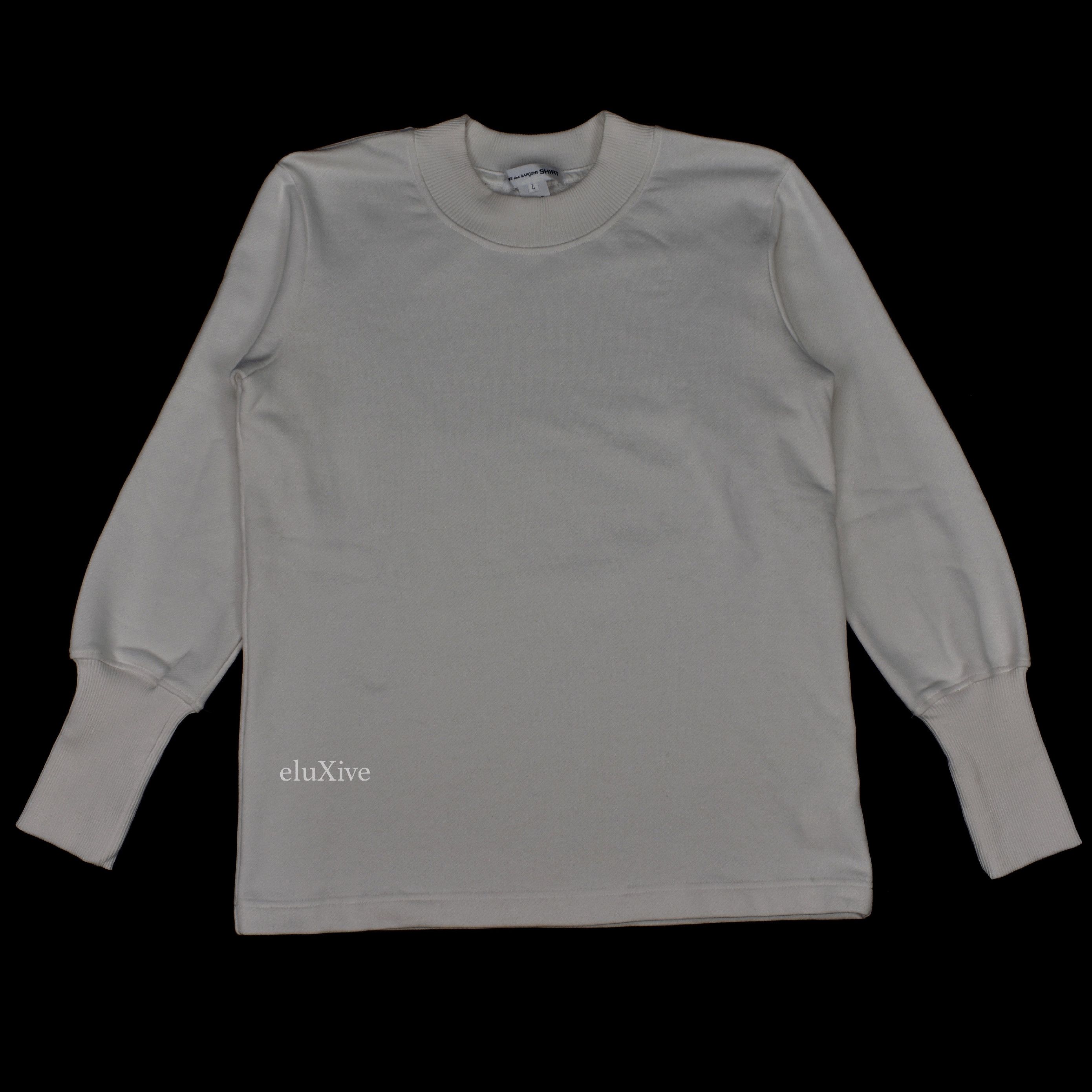 Comme des Garcons CDG Shirt Long Cuff Sweatshirt White NWT Size US L / EU 52-54 / 3 - 1 Preview