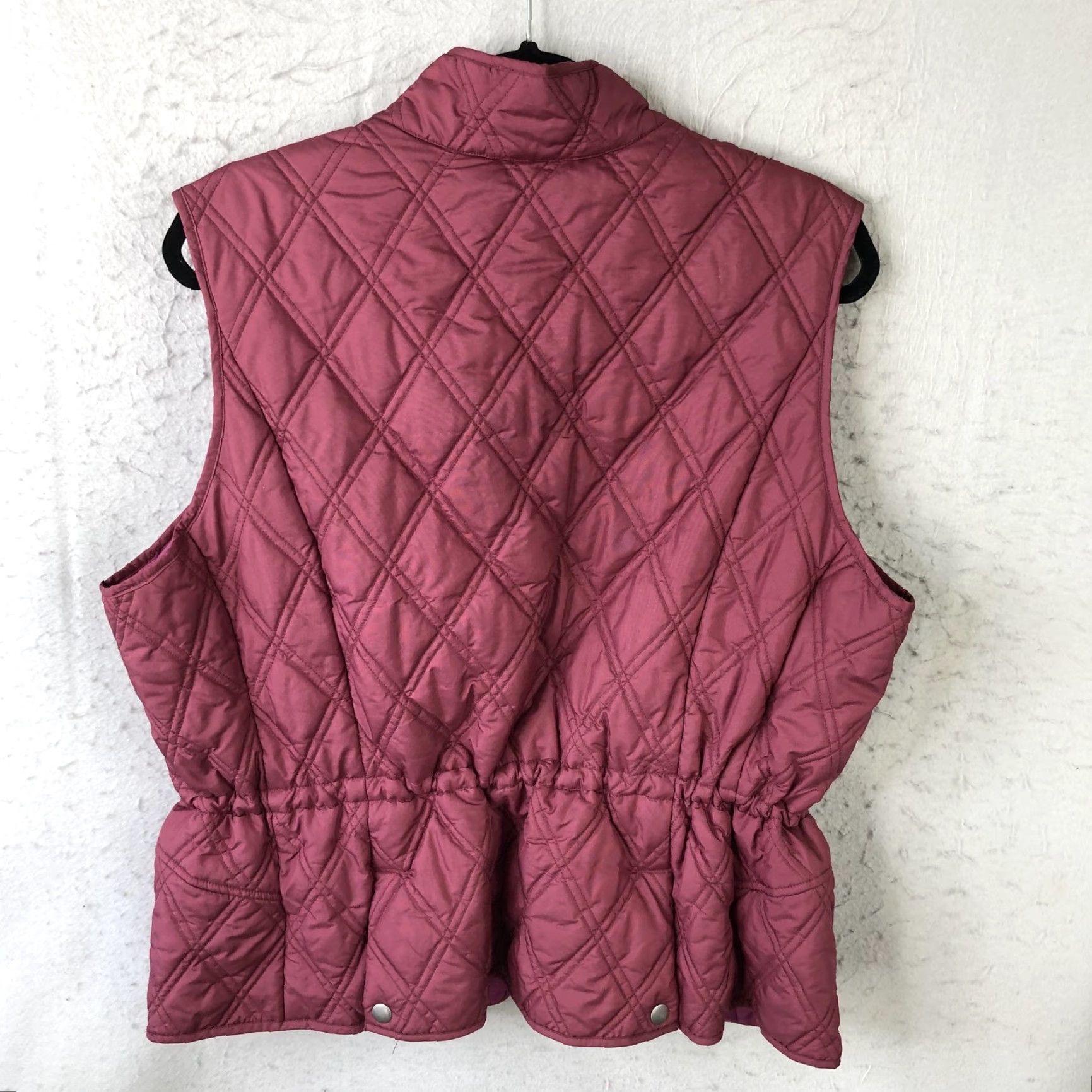 Eddie Bauer VEST Eddie Bauer Womens XXL Pink Quilted Snap Front Pockets Insulated Outdoor Size XXL / US 16-18 / IT 52-54 - 2 Thumbnail