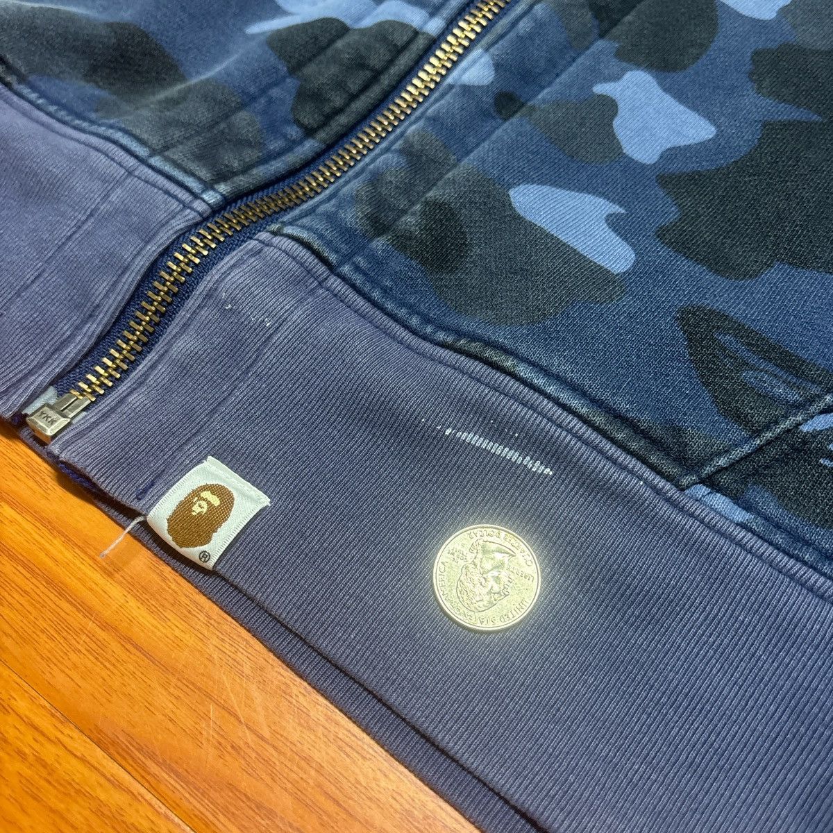 Bape Vintage Y2K Authentic Bape Camo Spellout Jacket Size L Size US L / EU 52-54 / 3 - 6 Thumbnail