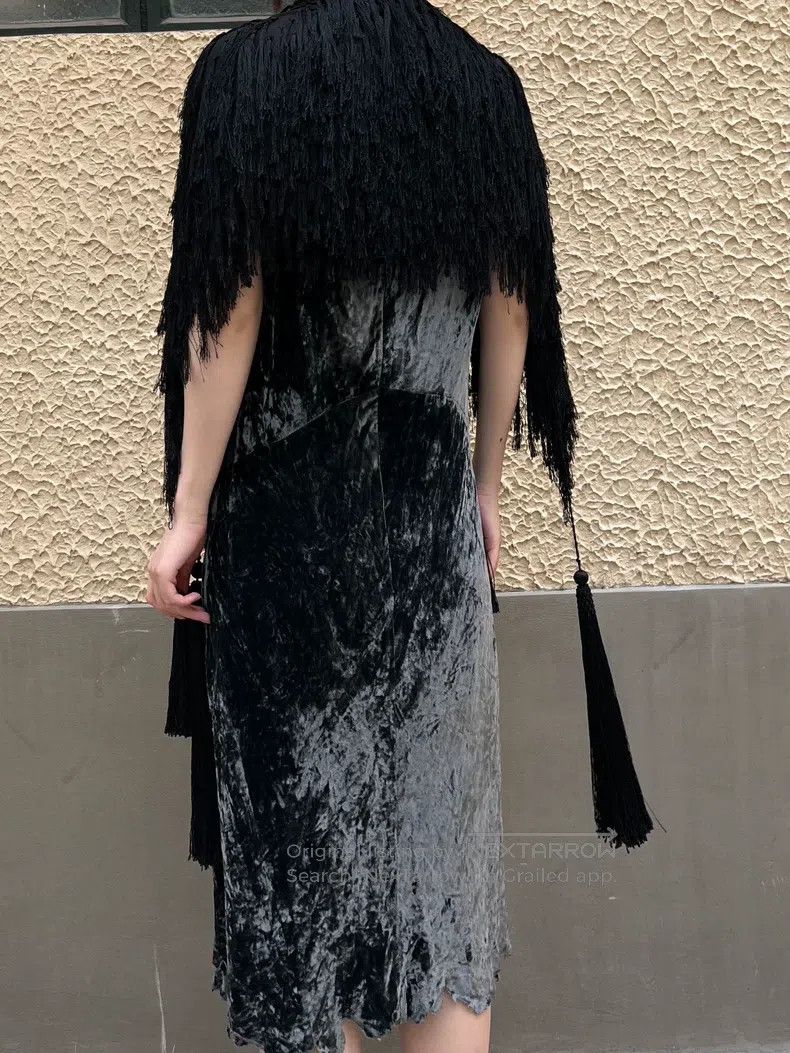 Other Junya Watanabe Velvet long dress Size M Size M / US 6-8 / IT 42-44 - 3 Thumbnail