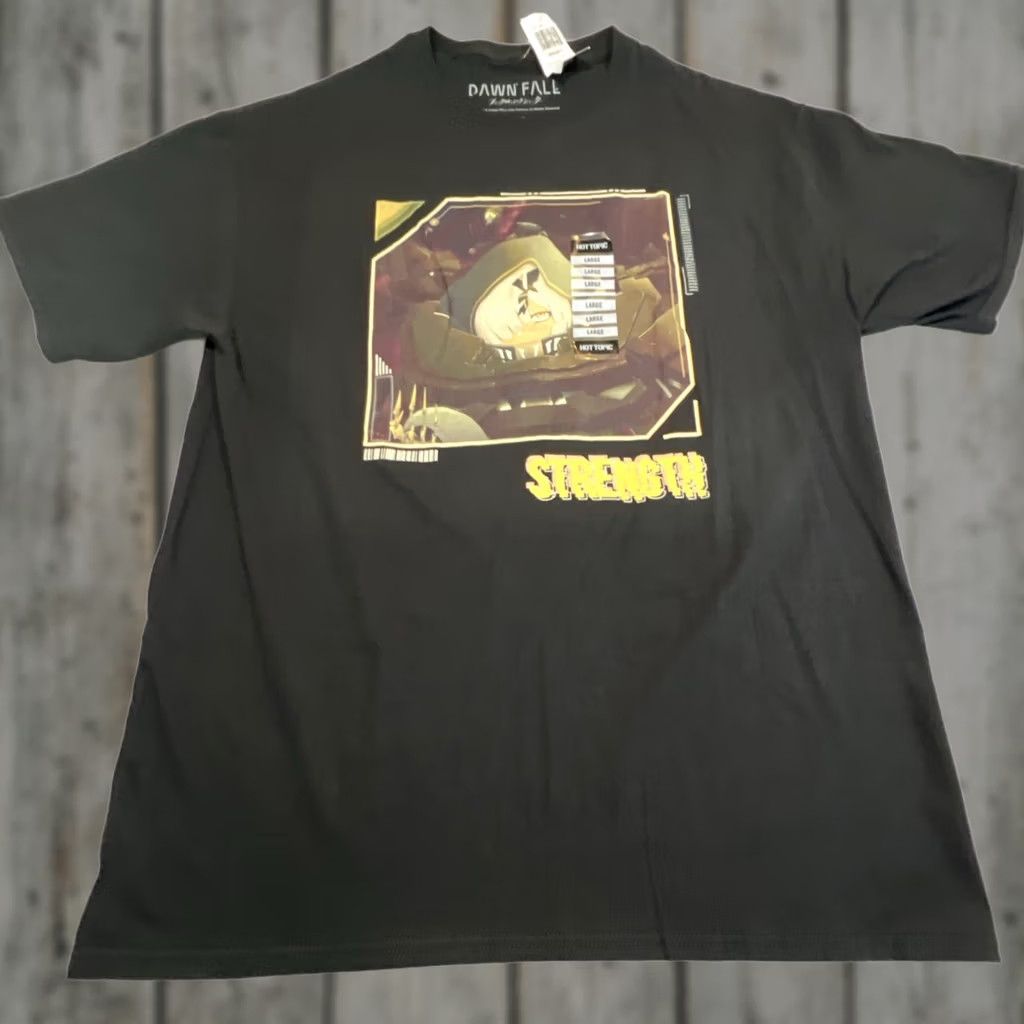 Hot Topic VINTAGE Dawn Fall Strength Anime Graphic Tshirt Large Hot Topic New Tag Size US L / EU 52-54 / 3 - 1 Thumbnail