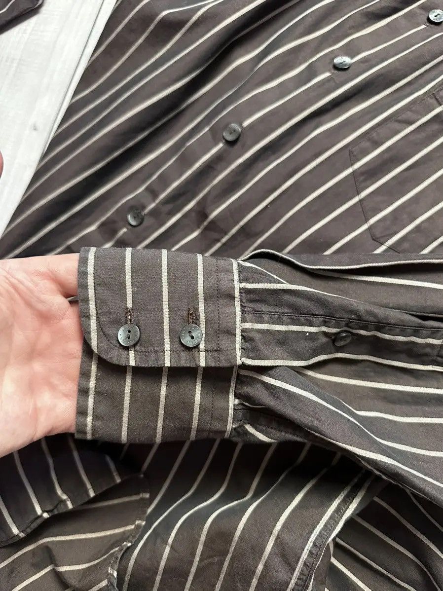 Dolce & Gabbana Vintage Dolce Gabbana shirt striped brown rare L Size US L / EU 52-54 / 3 - 6 Thumbnail