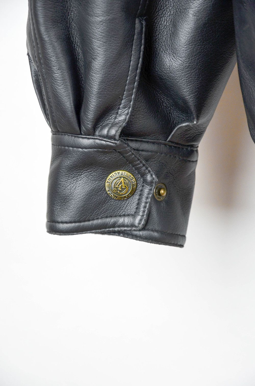Vintage Vintage Faux Leather Bomber Jacket Oversized Black - 2XL Size US XXL / EU 58 / 5 - 5 Thumbnail