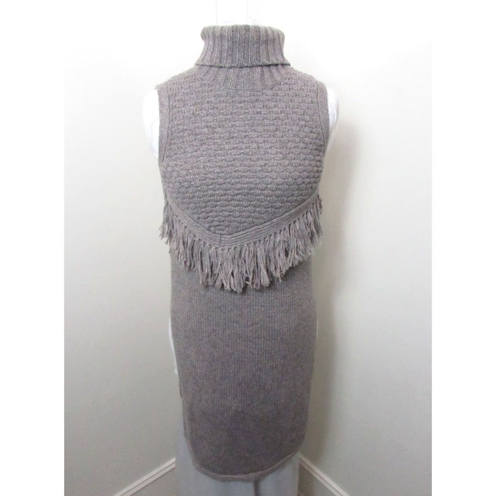 Anthropologie Anthropologie Nomad by Morgan Carper Wool Blend Grey Knit Dress Womens Size XS Size XS / US 0-2 / IT 36-38 - 4 Thumbnail