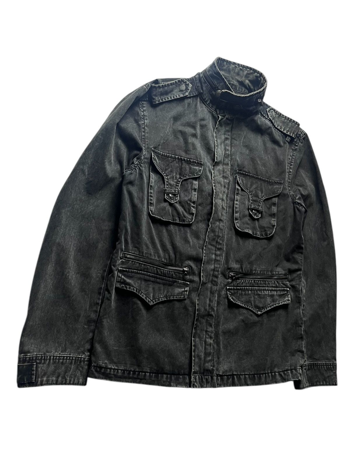Japanese Brand × Le Grande Bleu (L.G.B.) × Yasuyuki Ishii Faded Create Barefoot Punk Multipockets Jacket Size US M / EU 48-50 / 2 - 4 Thumbnail