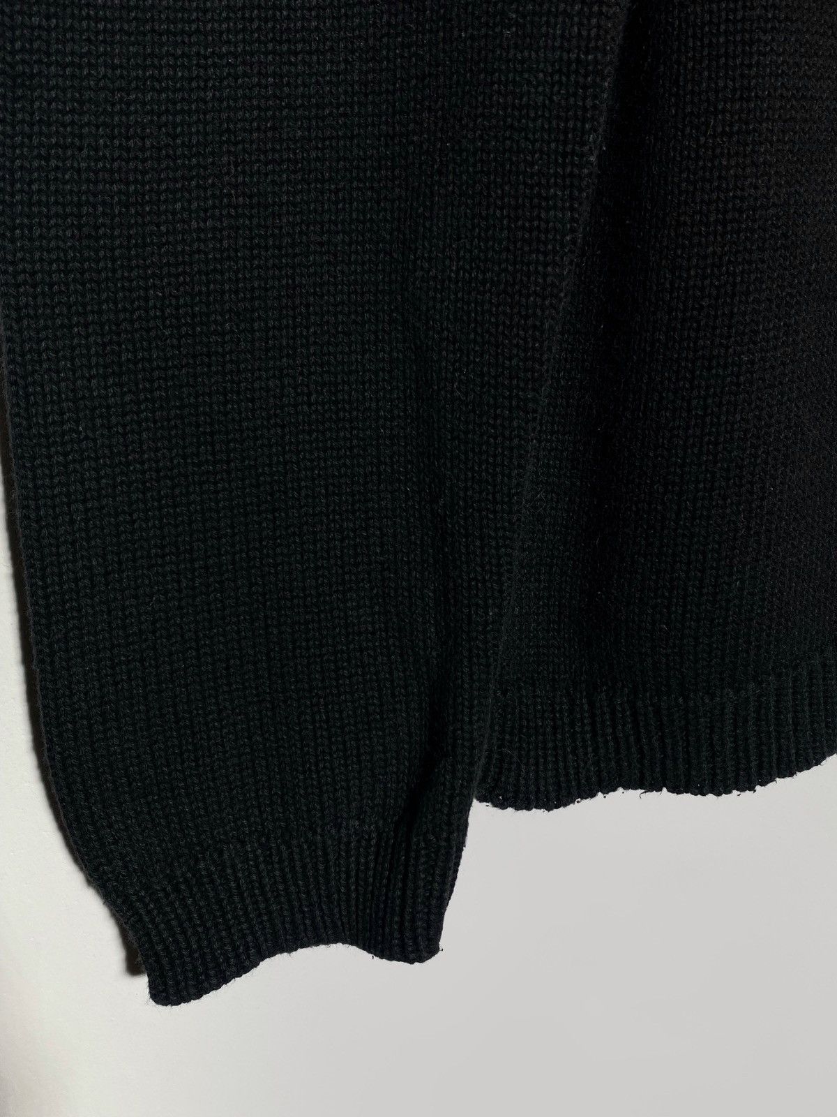 Saint Laurent Paris Saint Laurent Jeans YSL Men’s Cotton Black Sweater Size US M / EU 48-50 / 2 - 11 Thumbnail