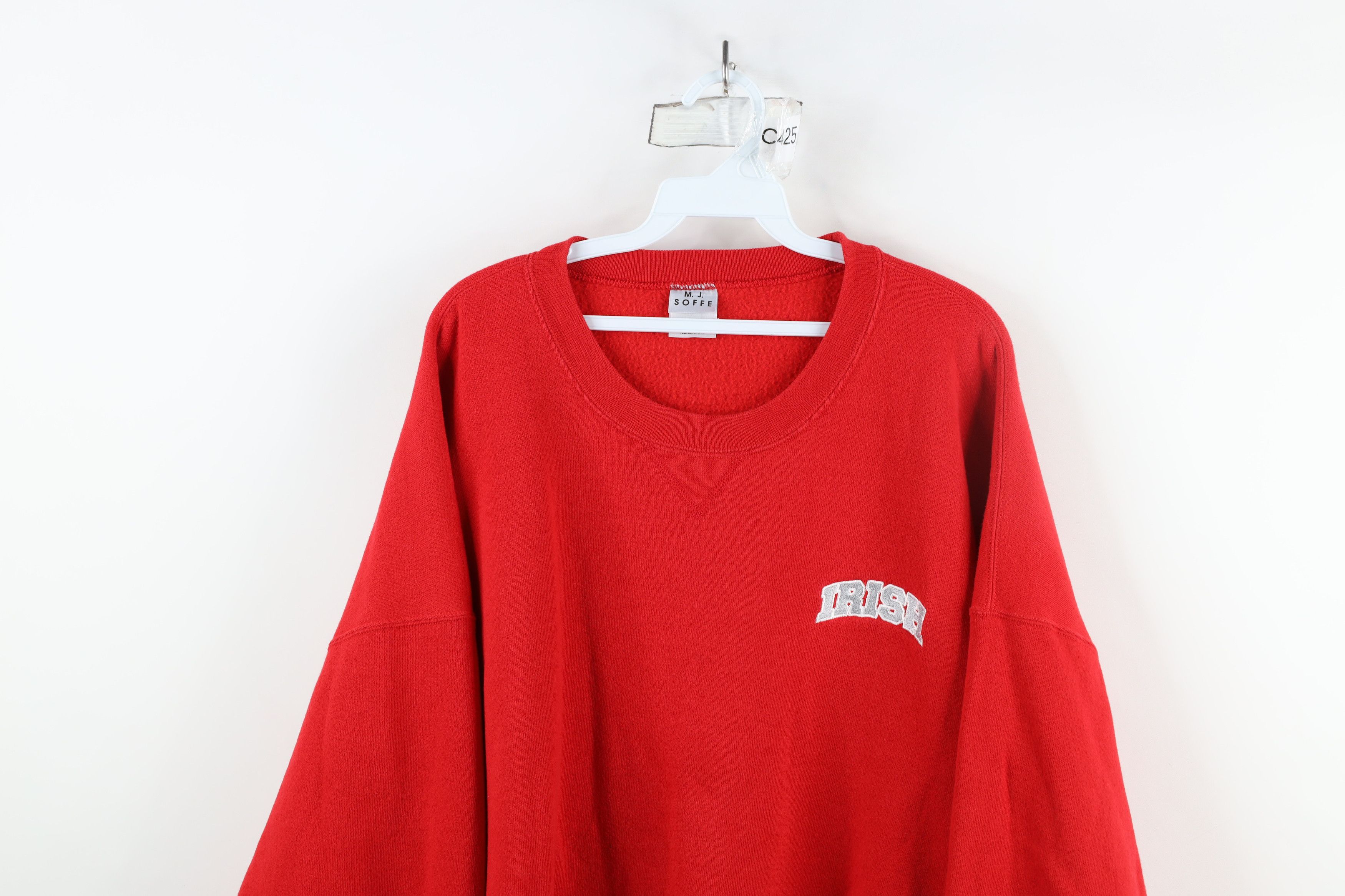 Vintage Vintage 90s Streetwear Spell Irish Crewneck Sweatshirt USA Size US XXL / EU 58 / 5 - 2 Thumbnail