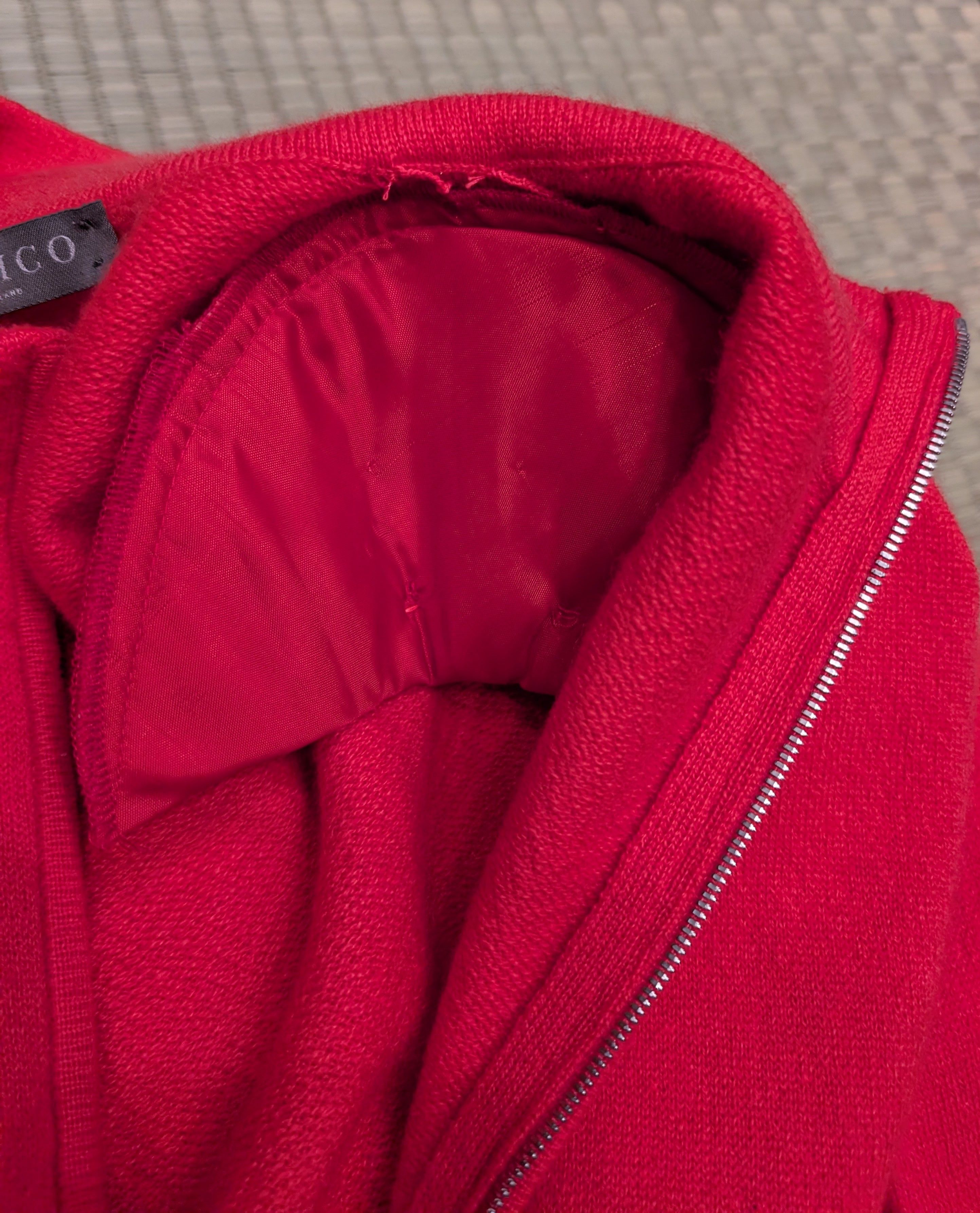 Other Hawico 100% Pure Cashmere Full Zip Sweater Made in Scotland Size XL / US 12-14 / IT 48-50 - 6 Thumbnail