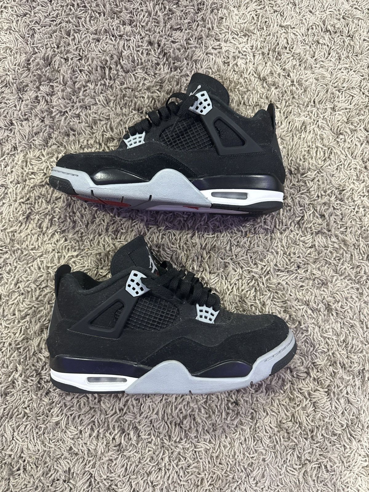 Jordan Brand Jordan 4 black canvas Size US 9.5 / EU 42-43 - 1 Thumbnail
