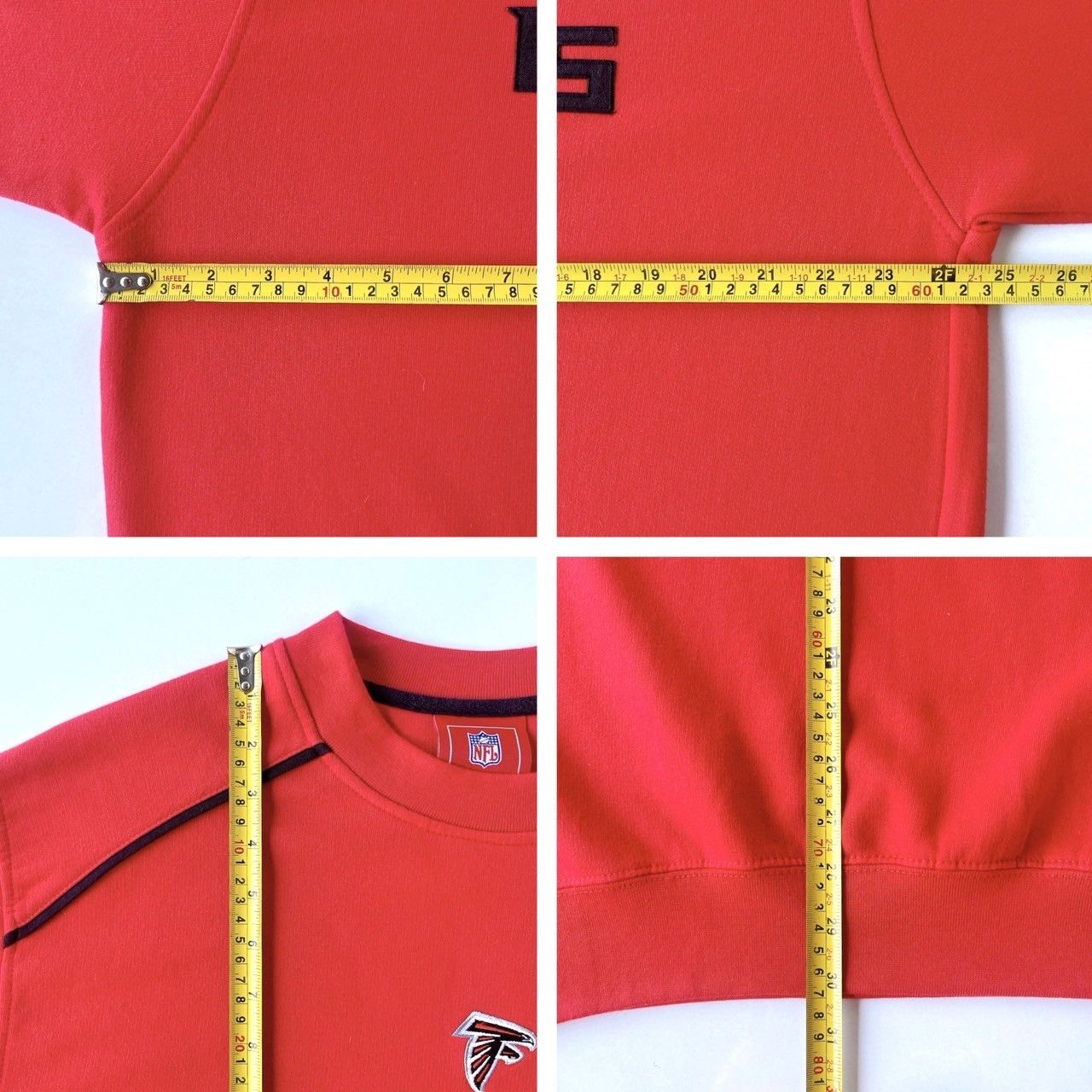 Nike × Vintage 90s Atlanta Falcons NFL sweatshirt/ L Size US L / EU 52-54 / 3 - 9 Thumbnail