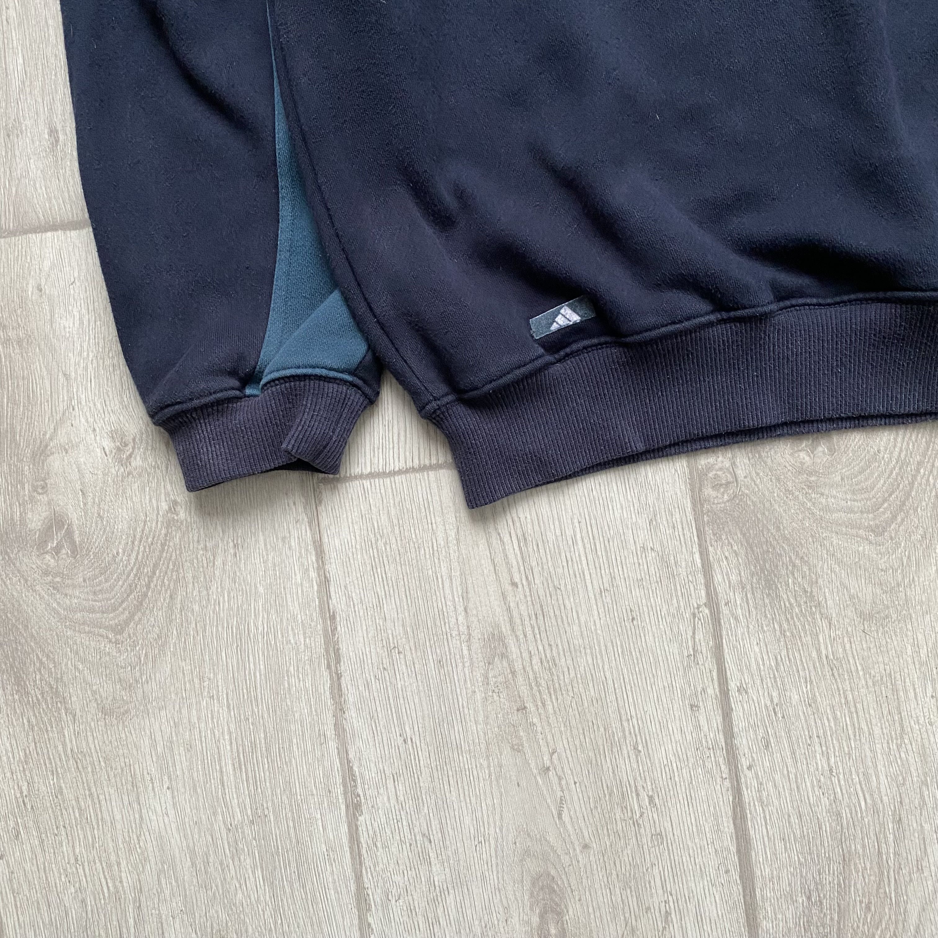 Adidas 🔥 Vintage 90s Adidas Boxy Sweatshirt Big Logo Crewneck Size US M / EU 48-50 / 2 - 2 Thumbnail