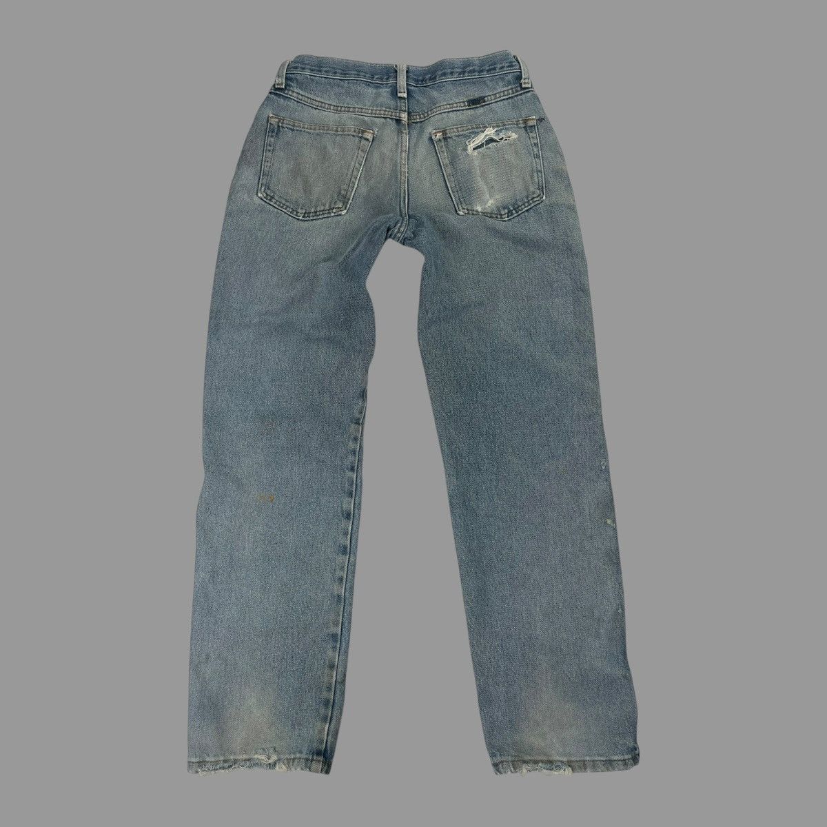 Vintage Vintage 90s mud wash distressed denim Size US 29 - 2 Thumbnail