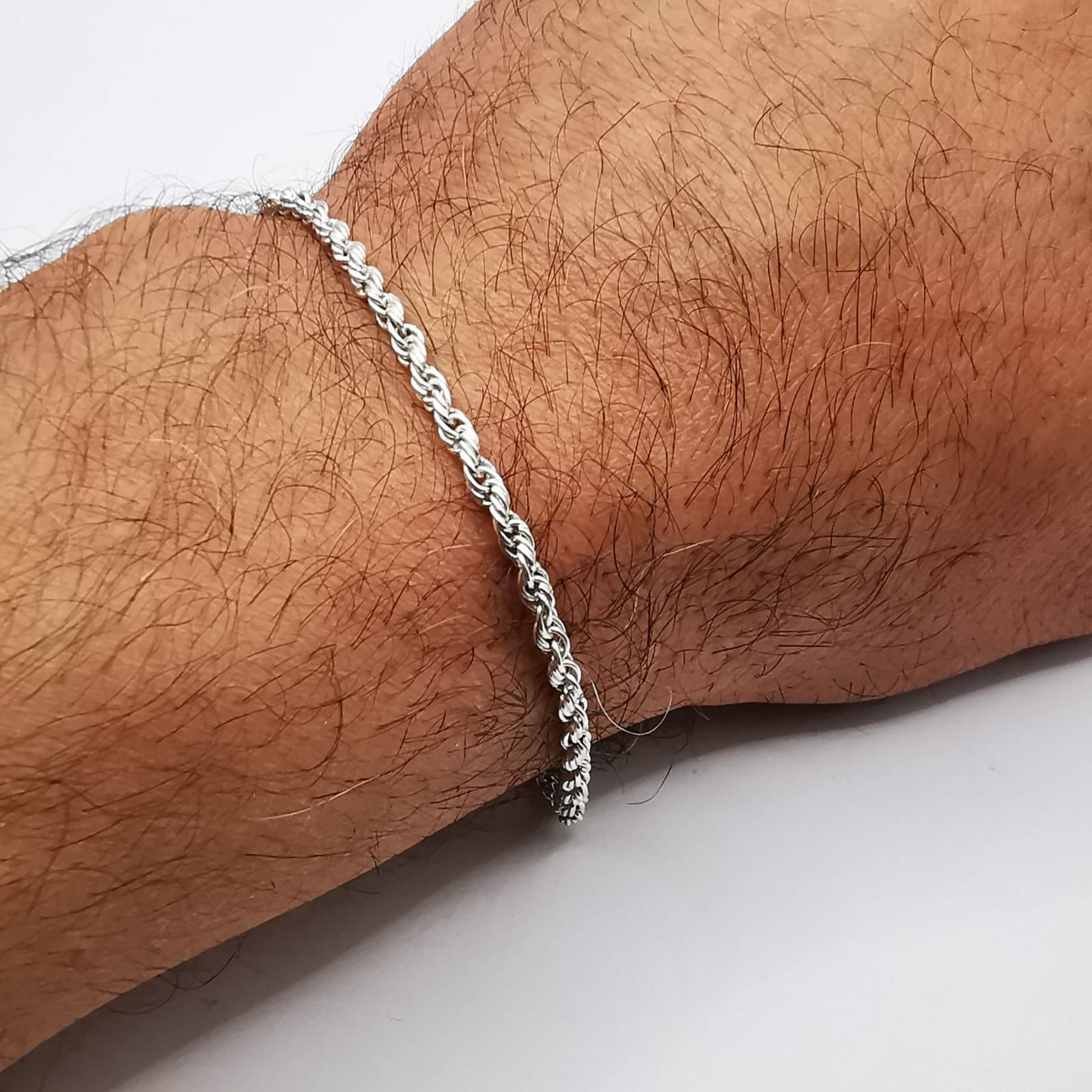 Sterling Silver × Vintage Vintage 925 Sterling Silver bracelet Signed 4,77g Size ONE SIZE - 5 Thumbnail