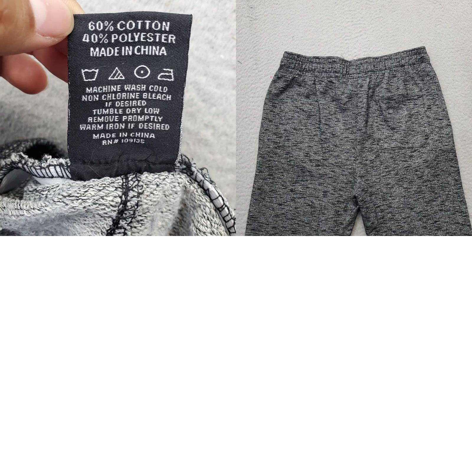 NBA NBA Sweatpants Mens L Space Dye Stretch Tapered Drawstring Waist Regular 31.5in Waist Multicolor Shorts? Size US 33 - 8 Thumbnail