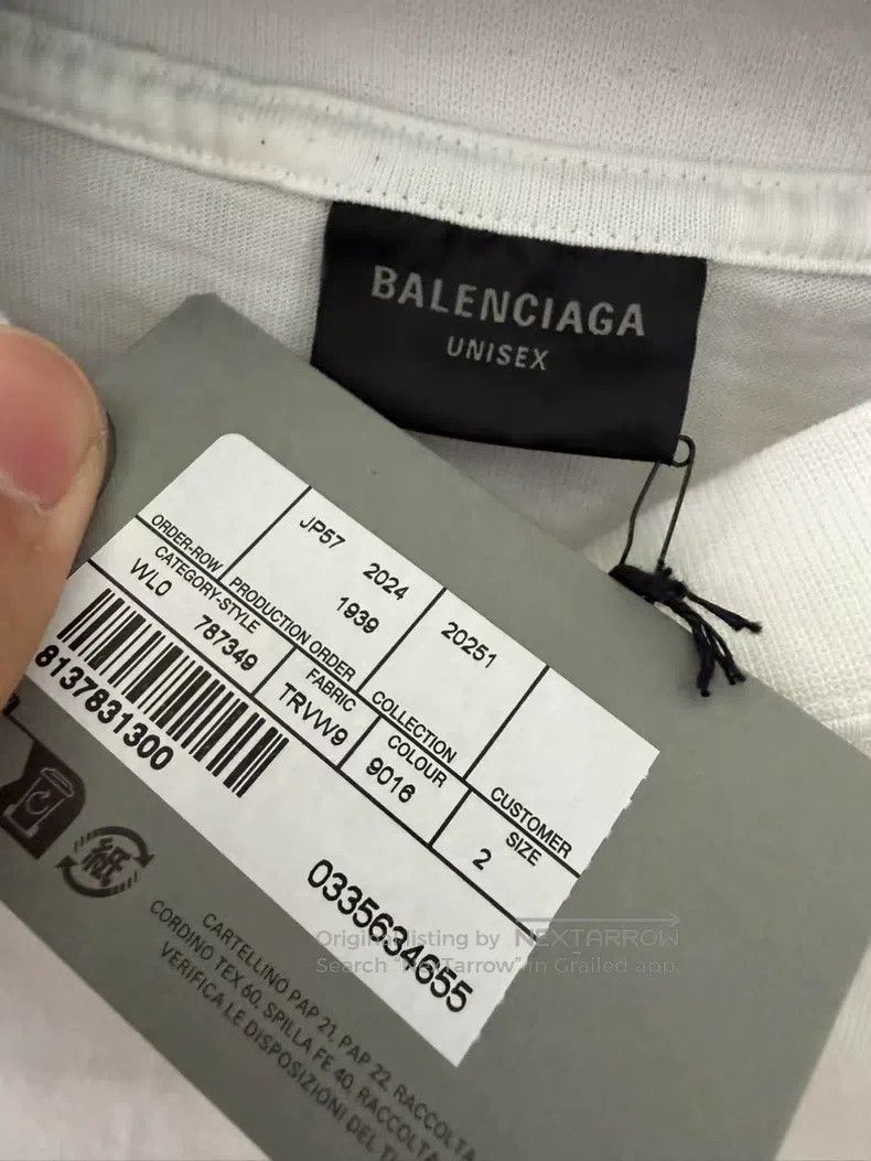 Balenciaga Balenciaga Numeric Jersey Short Sleeve Size US M / EU 48-50 / 2 - 3 Thumbnail