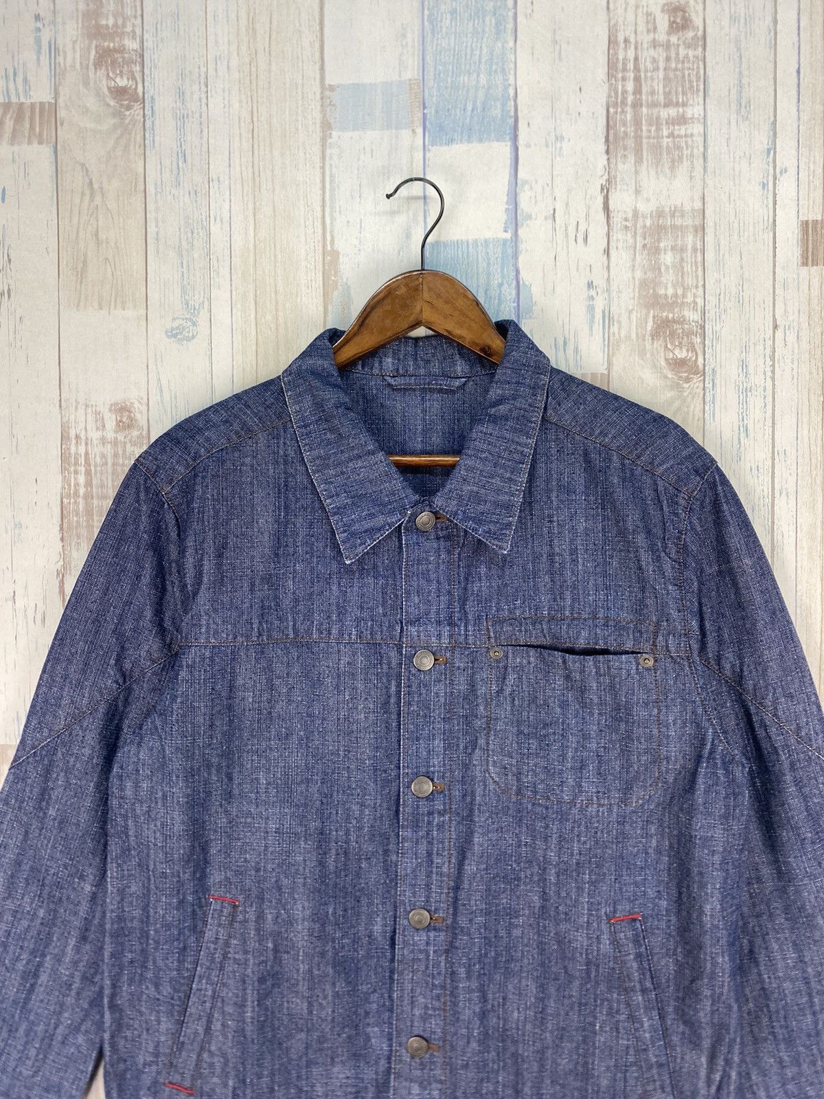Yohji Yamamoto Vintage Sacny Y’saccs Yohji Yamamoto Denim Jacket Size US M / EU 48-50 / 2 - 4 Thumbnail
